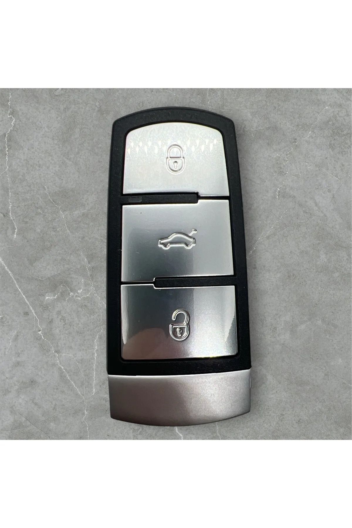 Mavi Keys Volkswagen Passat B6, B7 Smart Uyumlu 3 Buton Anahtar Kumanda Kabı