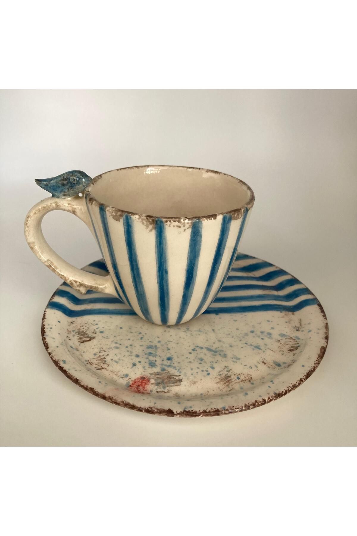 Zey Art Ceramic Design Mavi Kuş Hatıraları