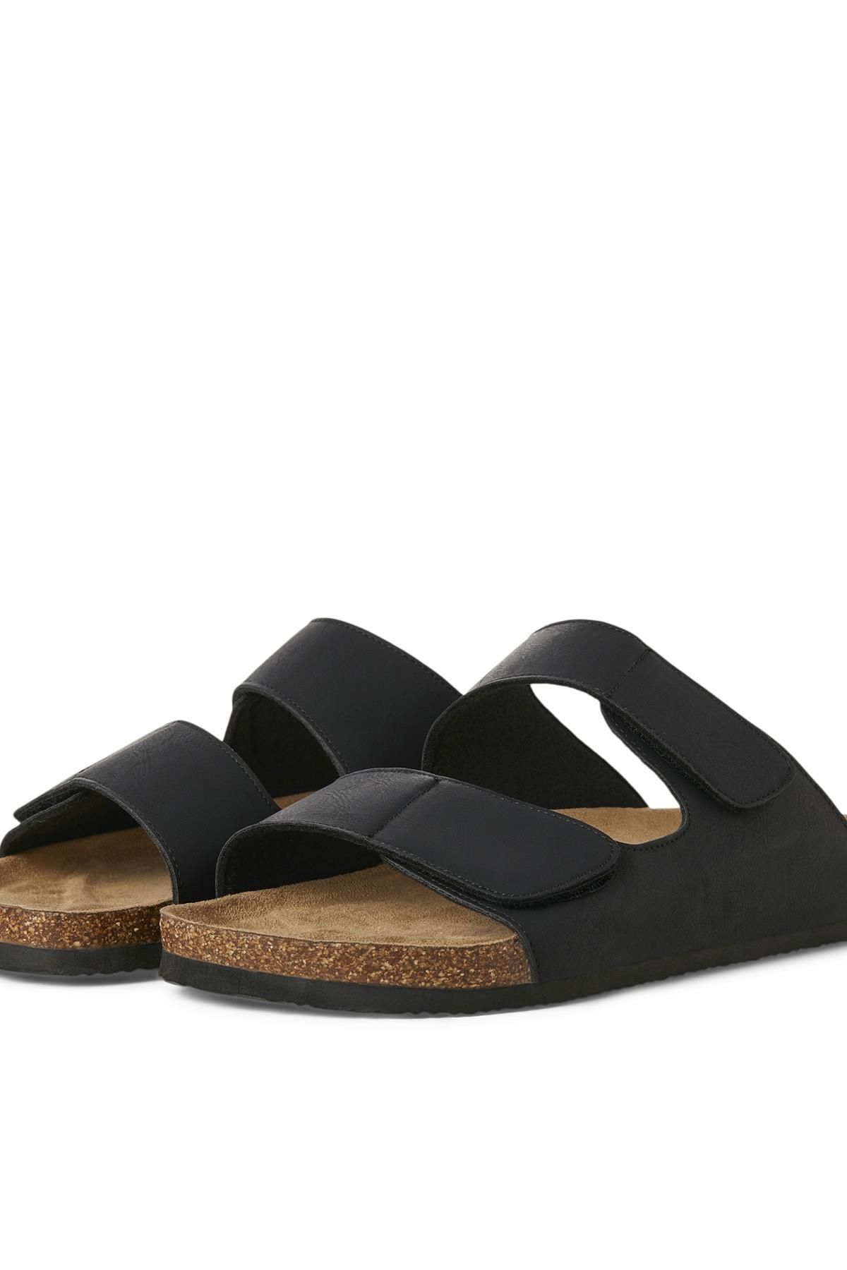 Jack & Jones JFWCENTRAL Erkek Sandalet – Çift Bantlı, Hafif ve Kaymaz Taban