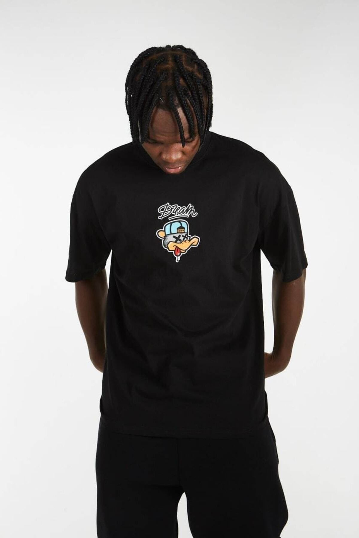 Pisa Art Oversize Baskı Detaylı T-shirt