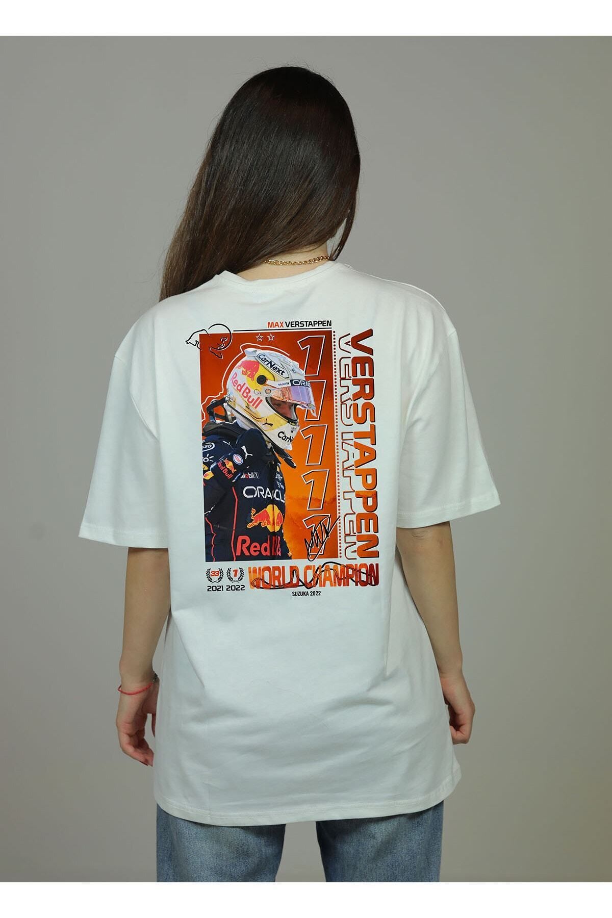 Pisa Art Formula 1 Max Verstappen World Champion F1 Tişört