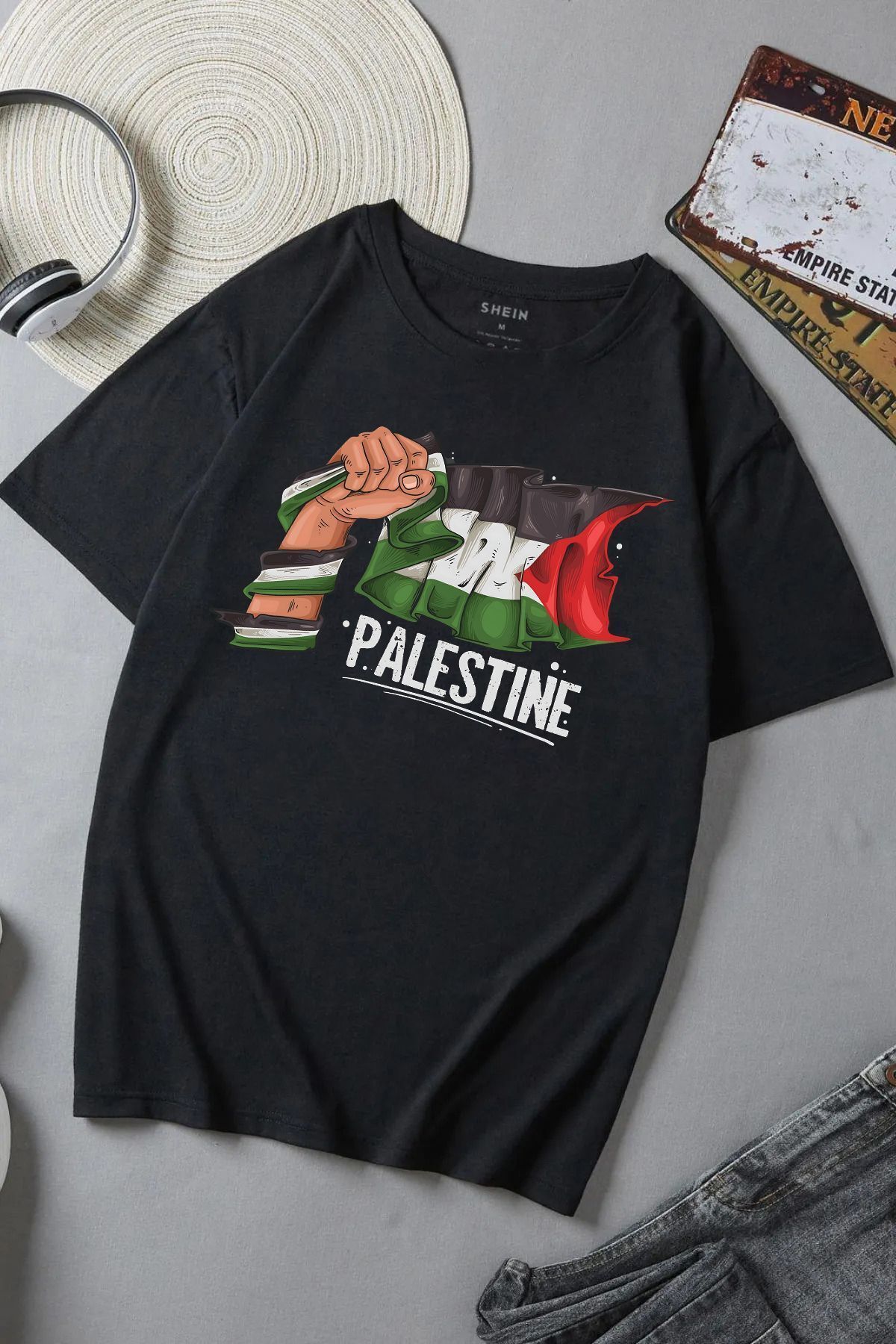 Pisa Art Özgür Filistin- Palestine T-shirt