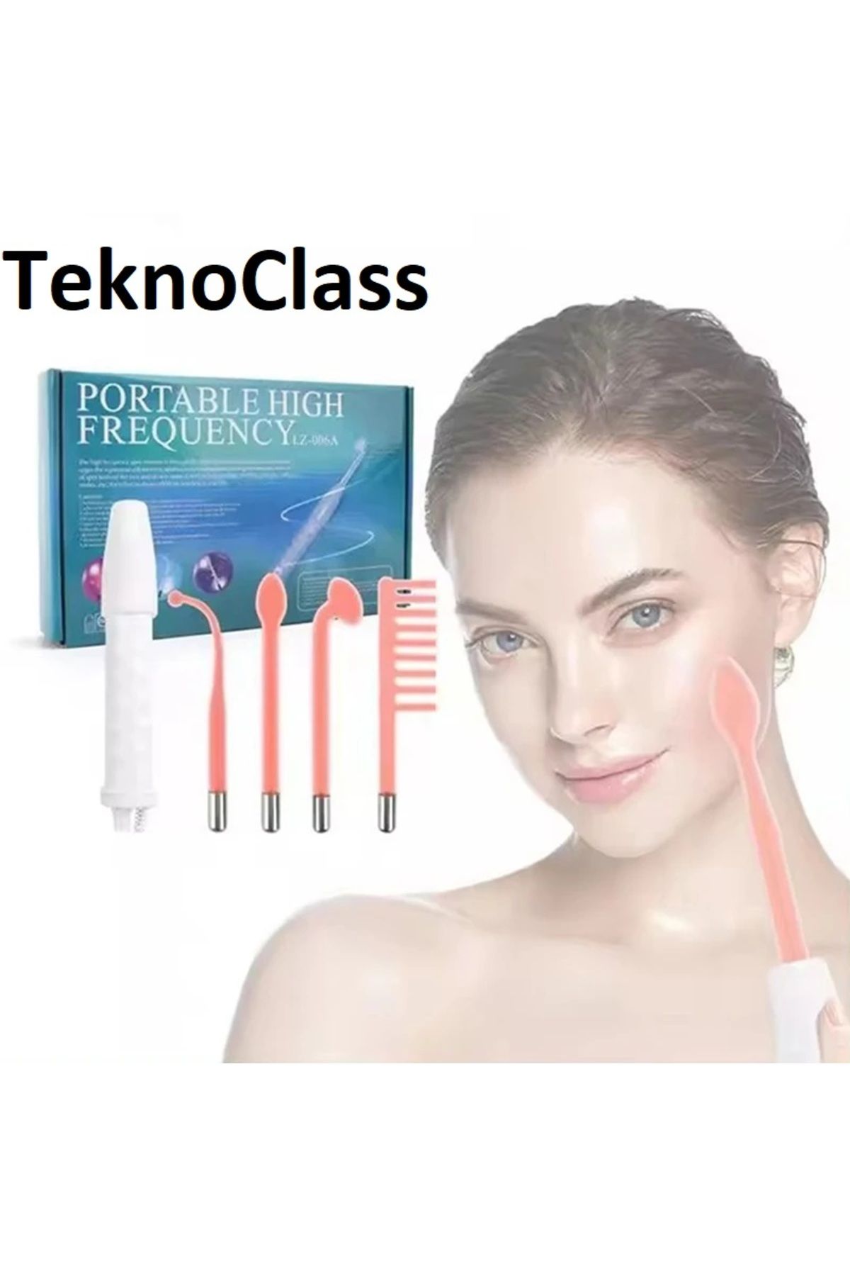 TeknoClass Cilt Bakım Cihazı Yüksek Frekans Cihazı Vucut Saç Yüz Bakım Cihazı Silici Cihaz