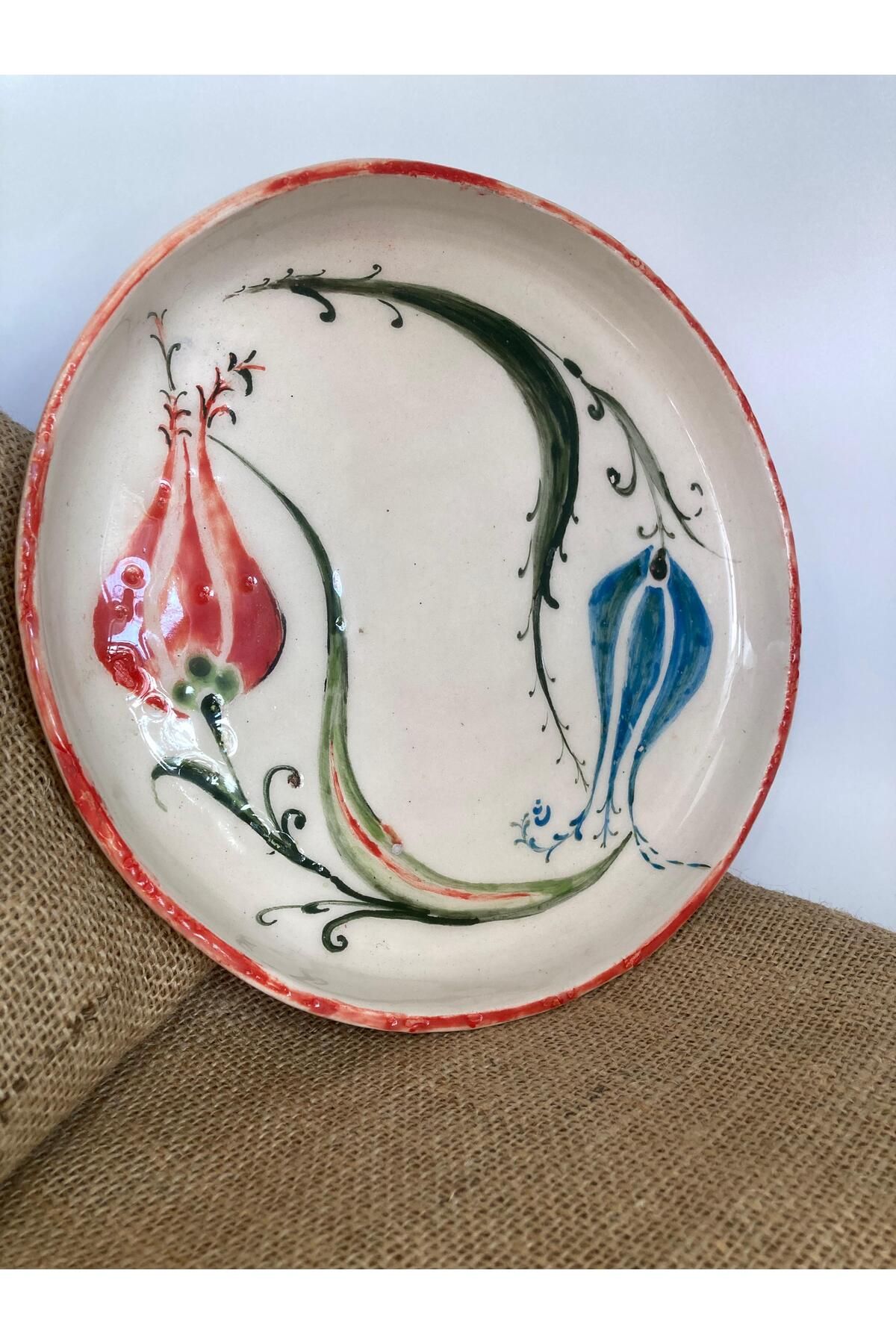 Zey Art Ceramic Design Lalezar Tabak