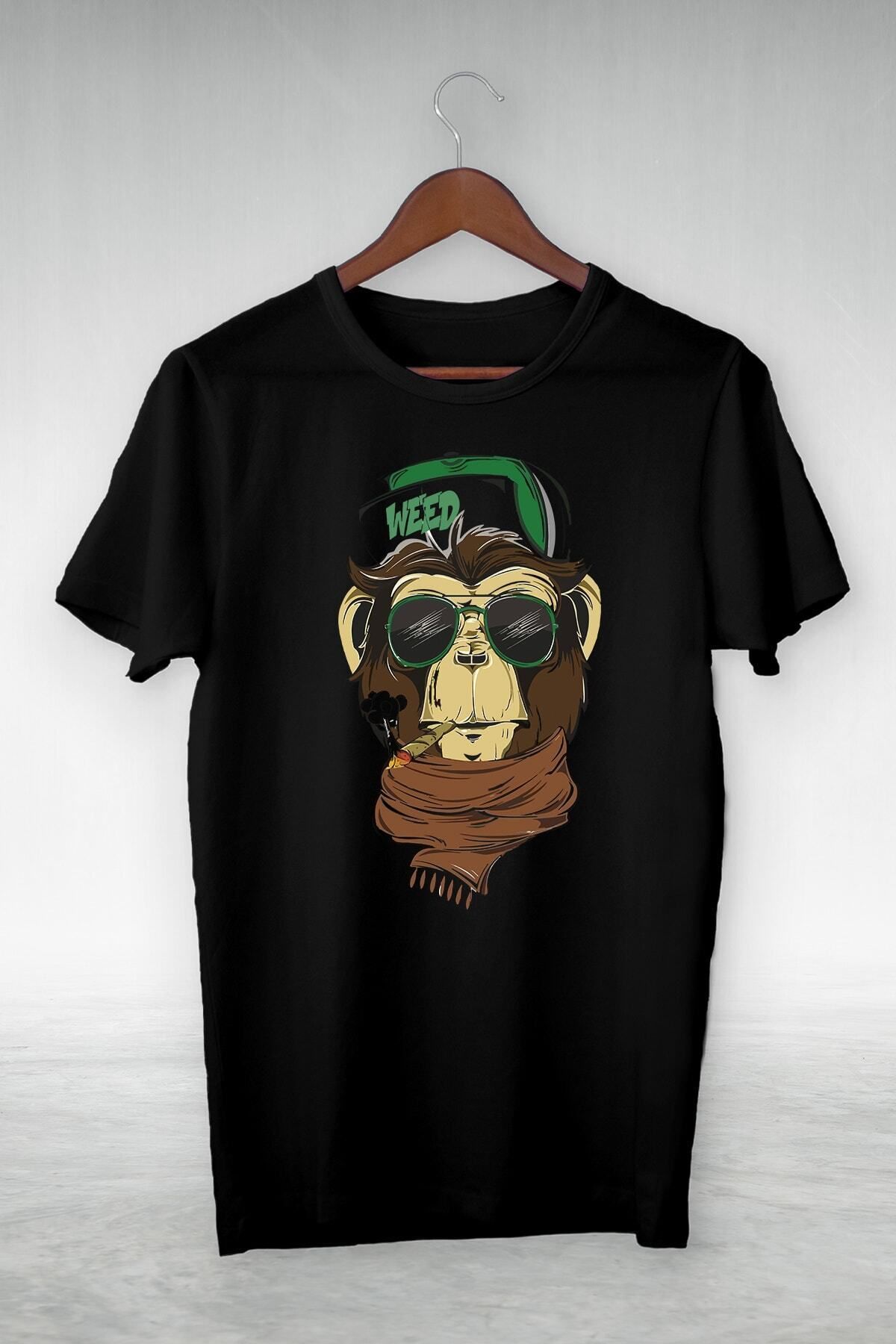 Pisa Art Unisex Siyah Vip Tasarım T-shirt