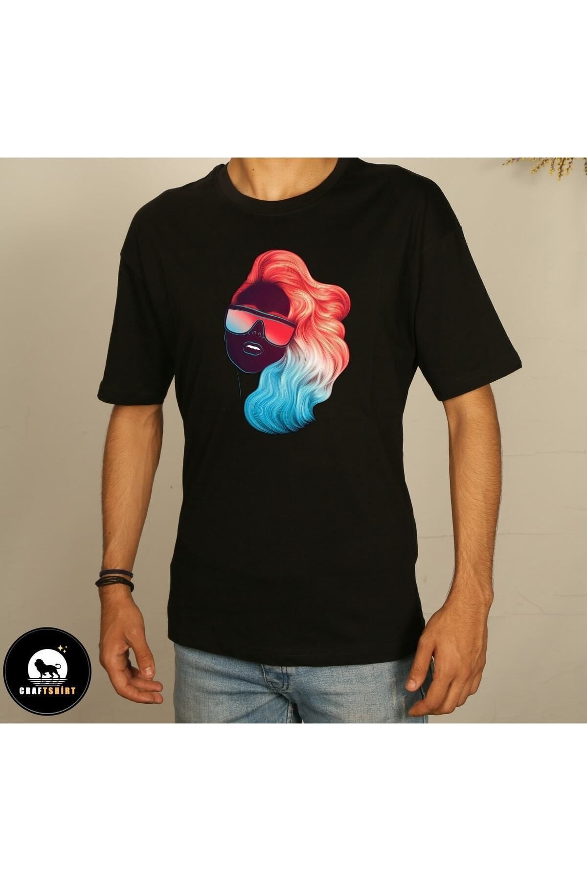 Pisa Art Cool Kadın Baskılı Basic Pamuklu Tişört