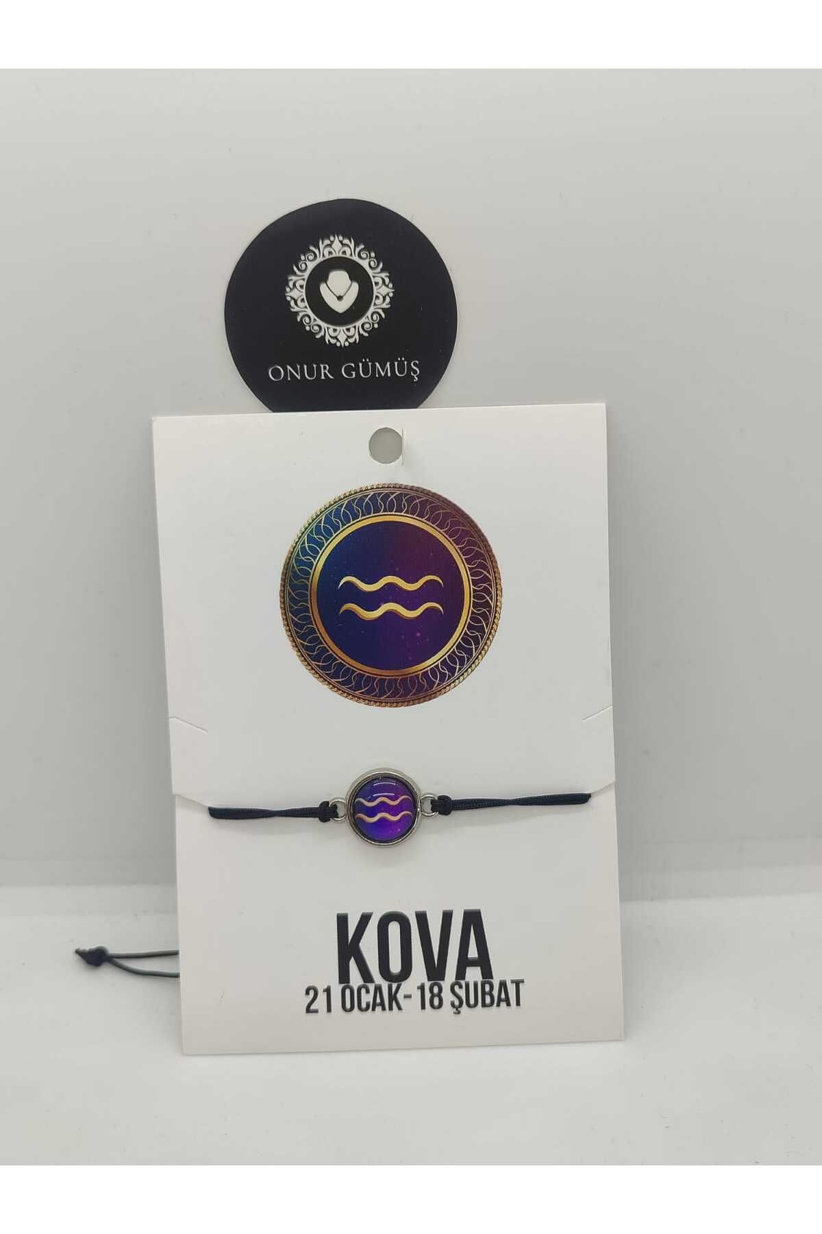 Onur Gümüş Kova Burcu Burç Bilekliği
