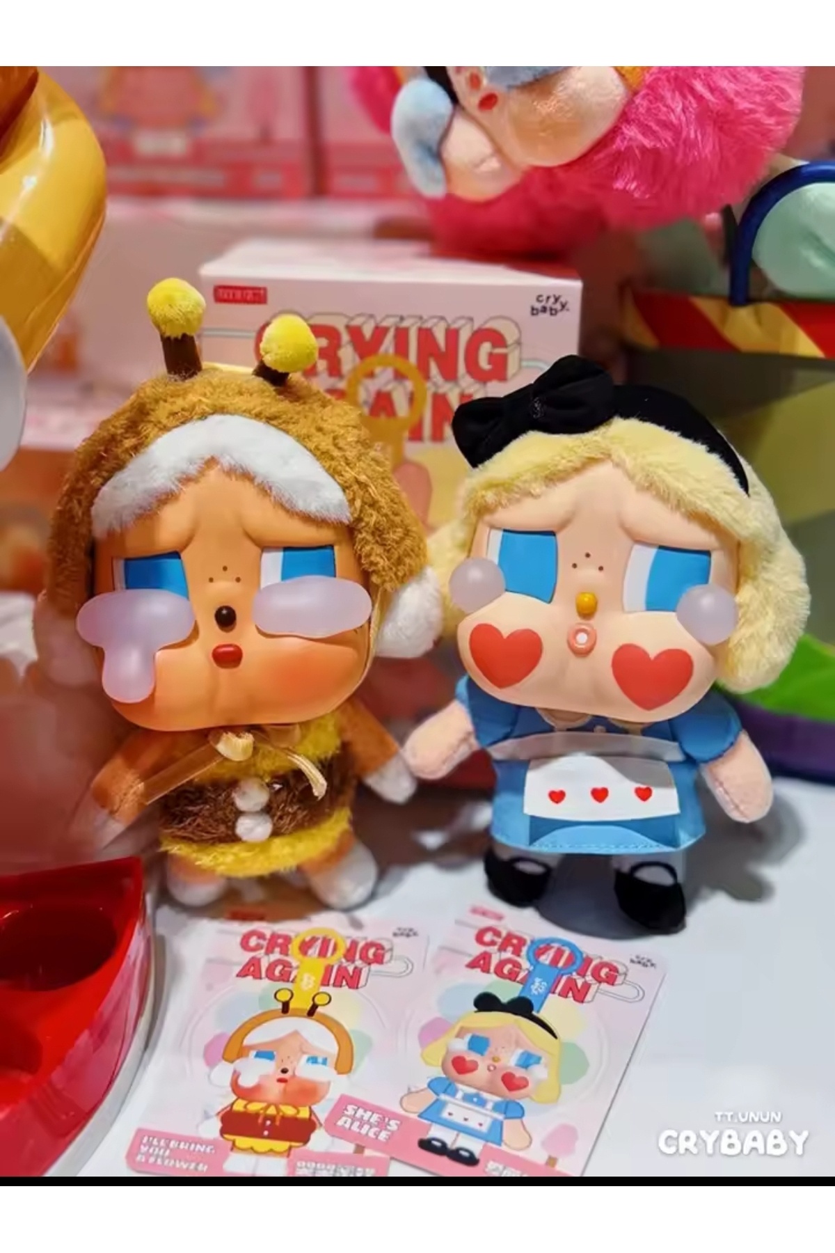 NB market CRYBABY pop mart kapalı sürpriz pack kutu Chery baby