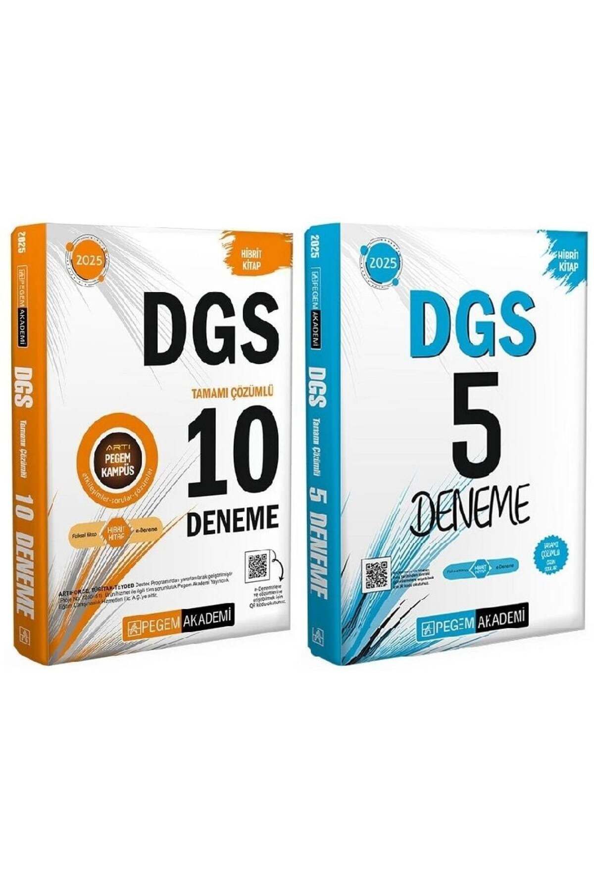Makro Kitabevi Yayınları Pegem 2025 Baskı DGS 10+5 Deneme 2 li Set