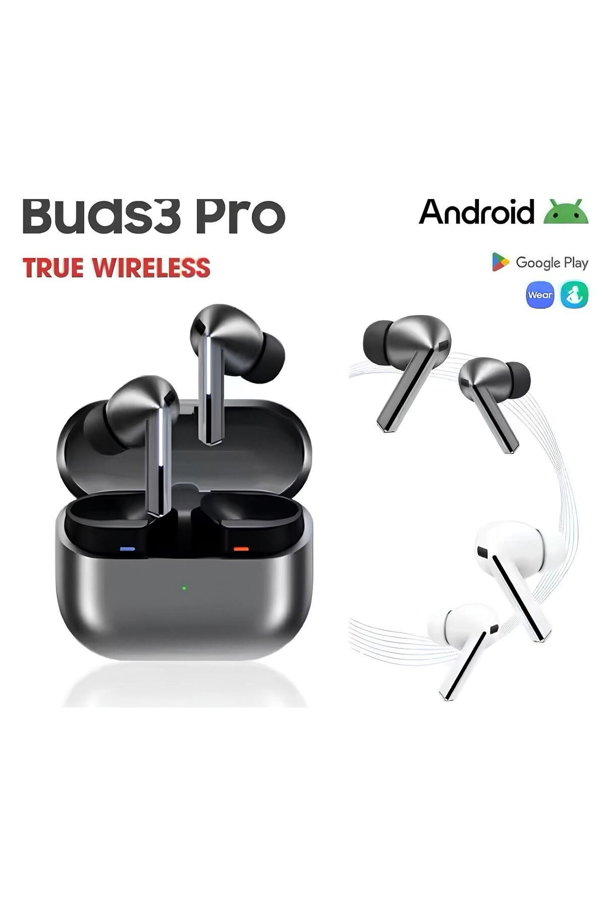 NOMTEKNO Buds3 Pro Bluetooth Kulaklık Android Uyumlu | Şarj Kutulu | Kablosuz