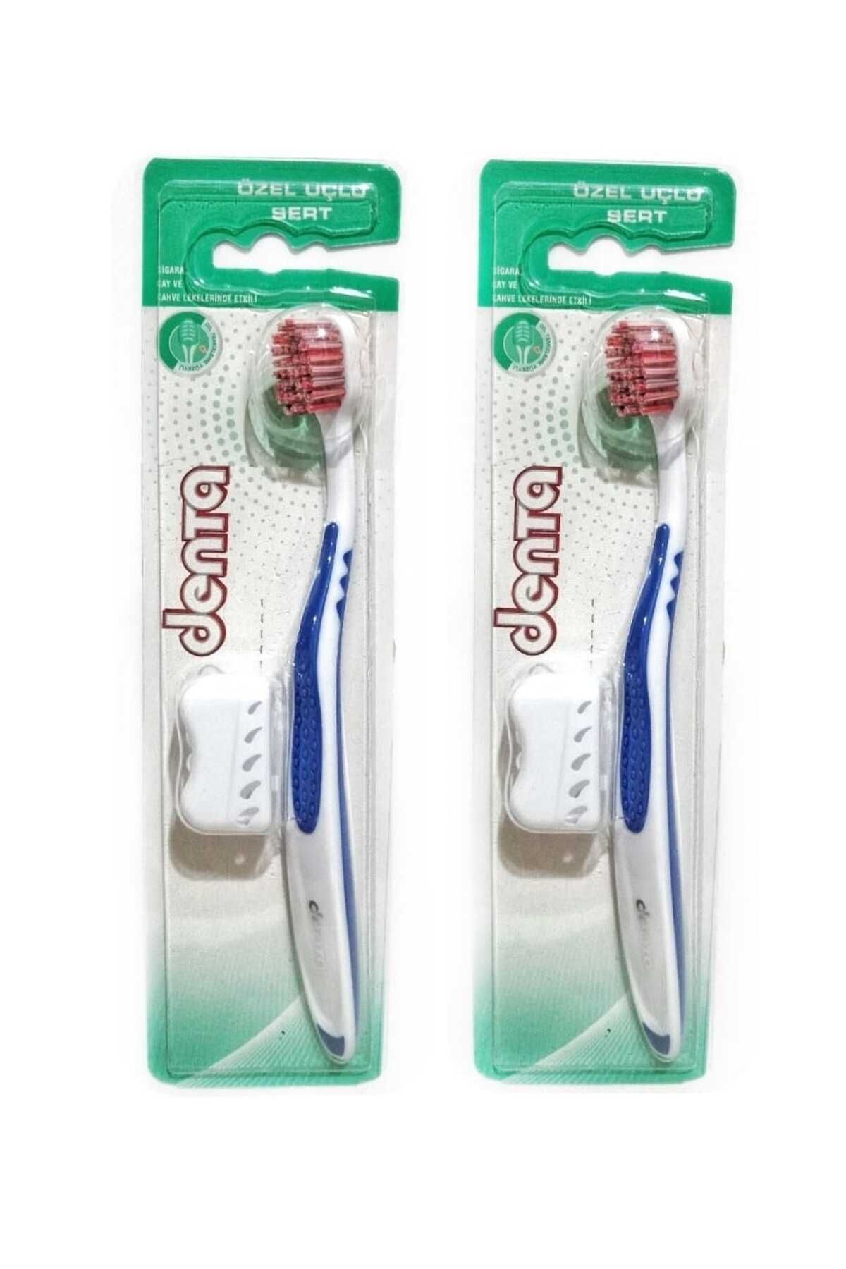 Denta sigara çay ve kahve lekelerinde etkili 2 adet diş fırçası