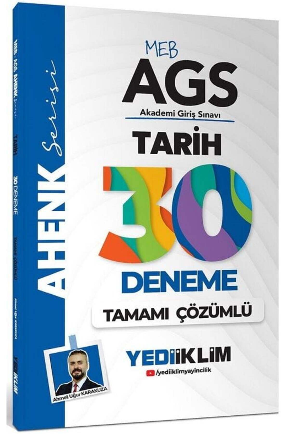 Makro Kitabevi Yayınları Yediiklim 2025 Baskı MEB-AGS Tarih 30 Deneme Çözümlü Ahenk Serisi