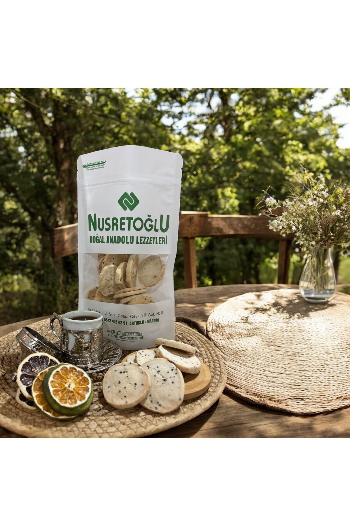 NUSRETOGLU Tuzlu Gevrek – Çörekotlu & Katkısız 300g | Geleneksel Atıştırmalık, KALBİNİZE DOKUNAN MEKTUP HEDİYE