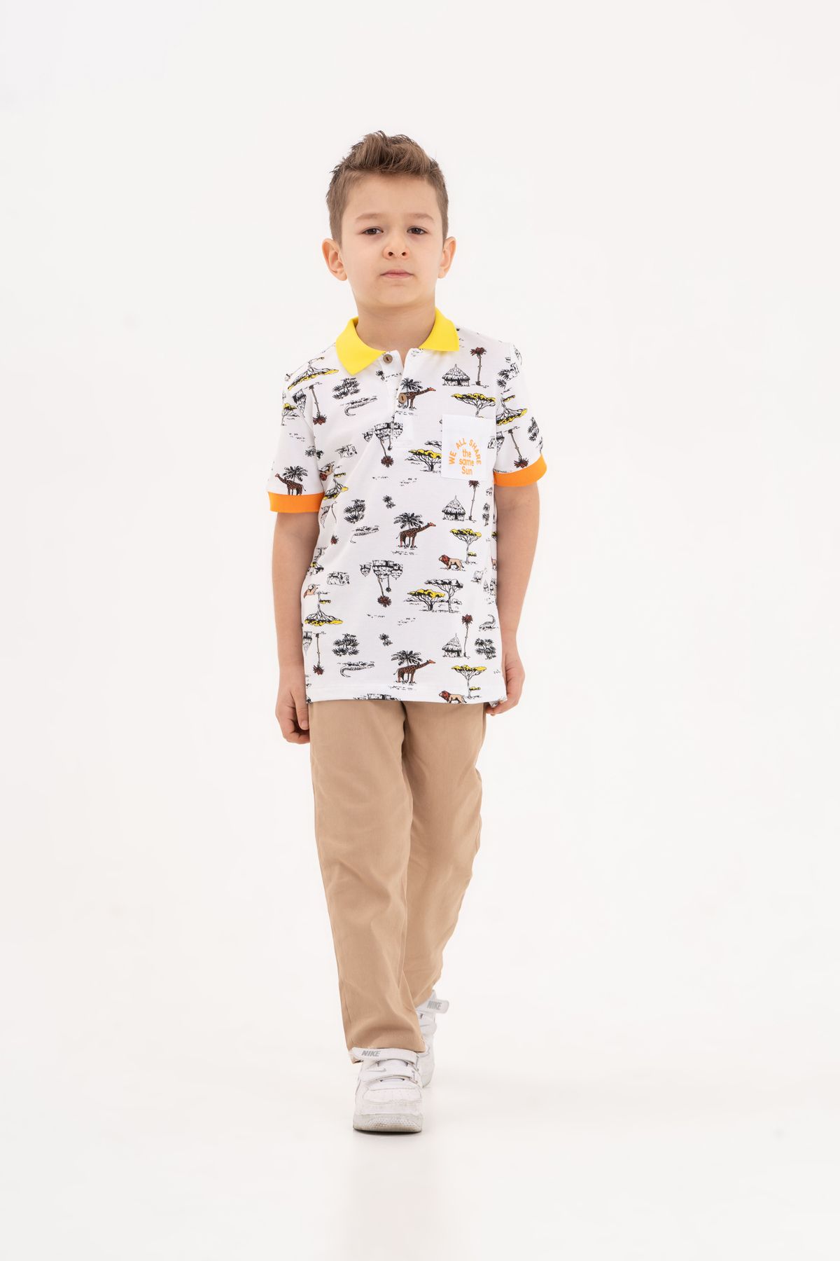 YUSALİ POLO YAKA ERKEK T-SHİRT