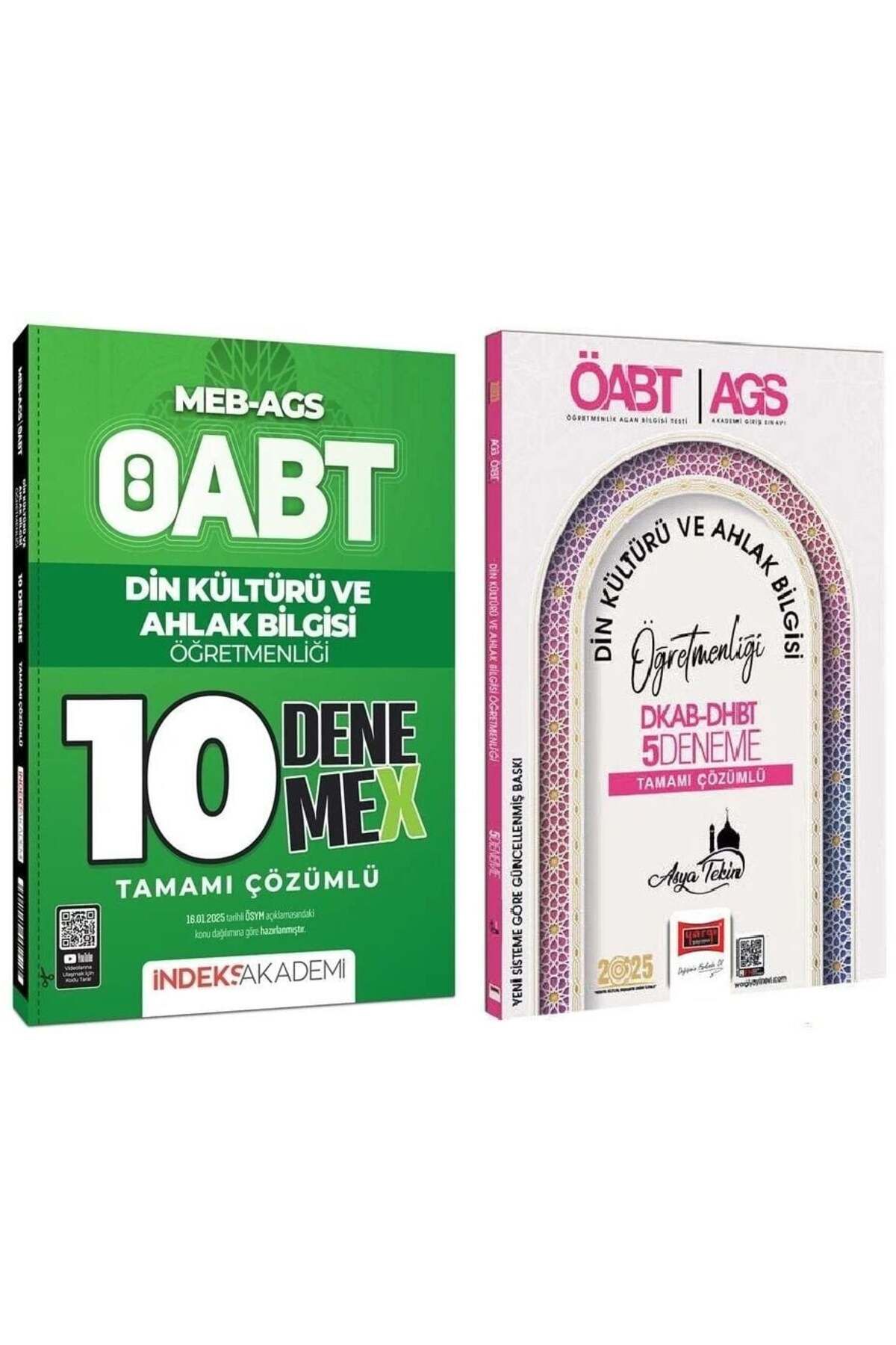Makro Kitabevi Yayınları Yargı+İndeks 2025 Baskı ÖABT AGS Din Kültürü i Öğretmenliği 5+10 Den 2 li Set
