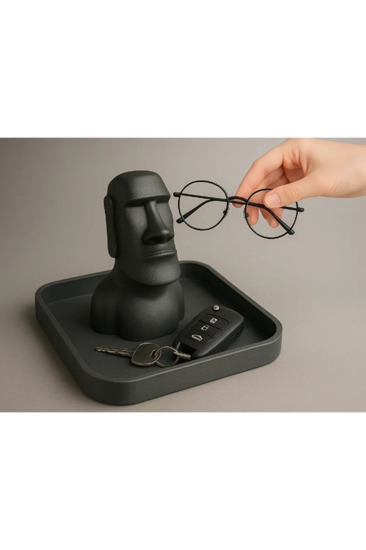 Lumina3D Moai Anahtarlık Organizer