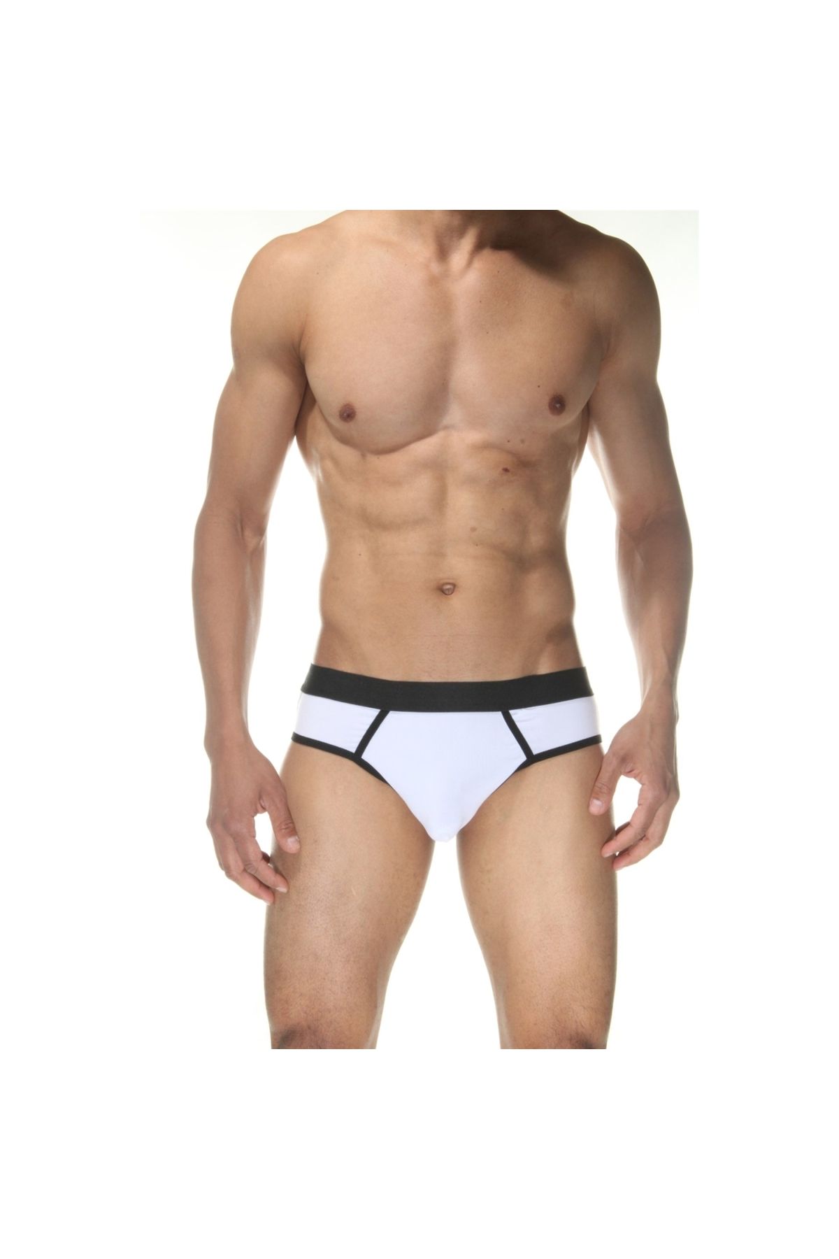 Narnuga Beyaz Jockstrap Fantezi İç Giyim