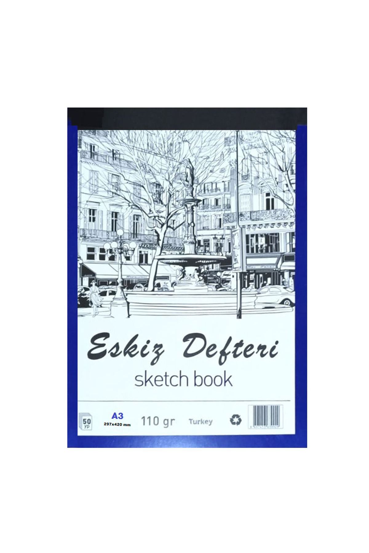 mcolor ESKİZ DEFTERİ A3 DİKİŞLİ 110 GR 50 YP