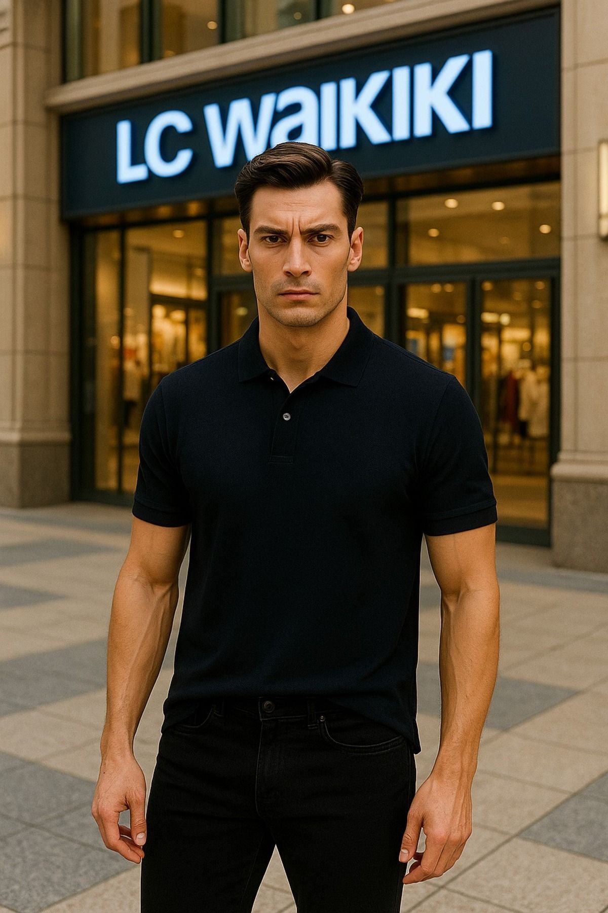 LC Waikiki Yeni Sezon Pamuklu Basic Polo Yaka Erkek T-Shirt