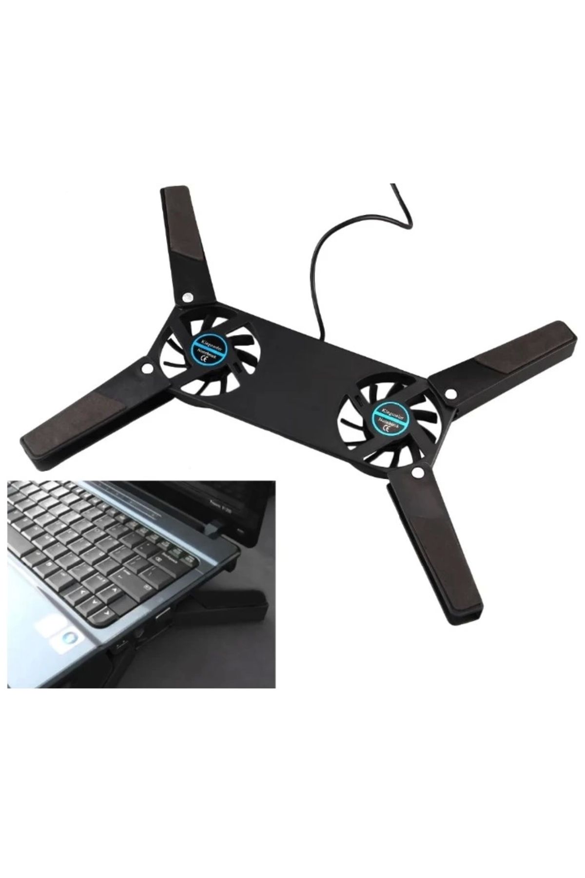 minaydan Katlanabilir Laptop Soğutucu 2 fanlı