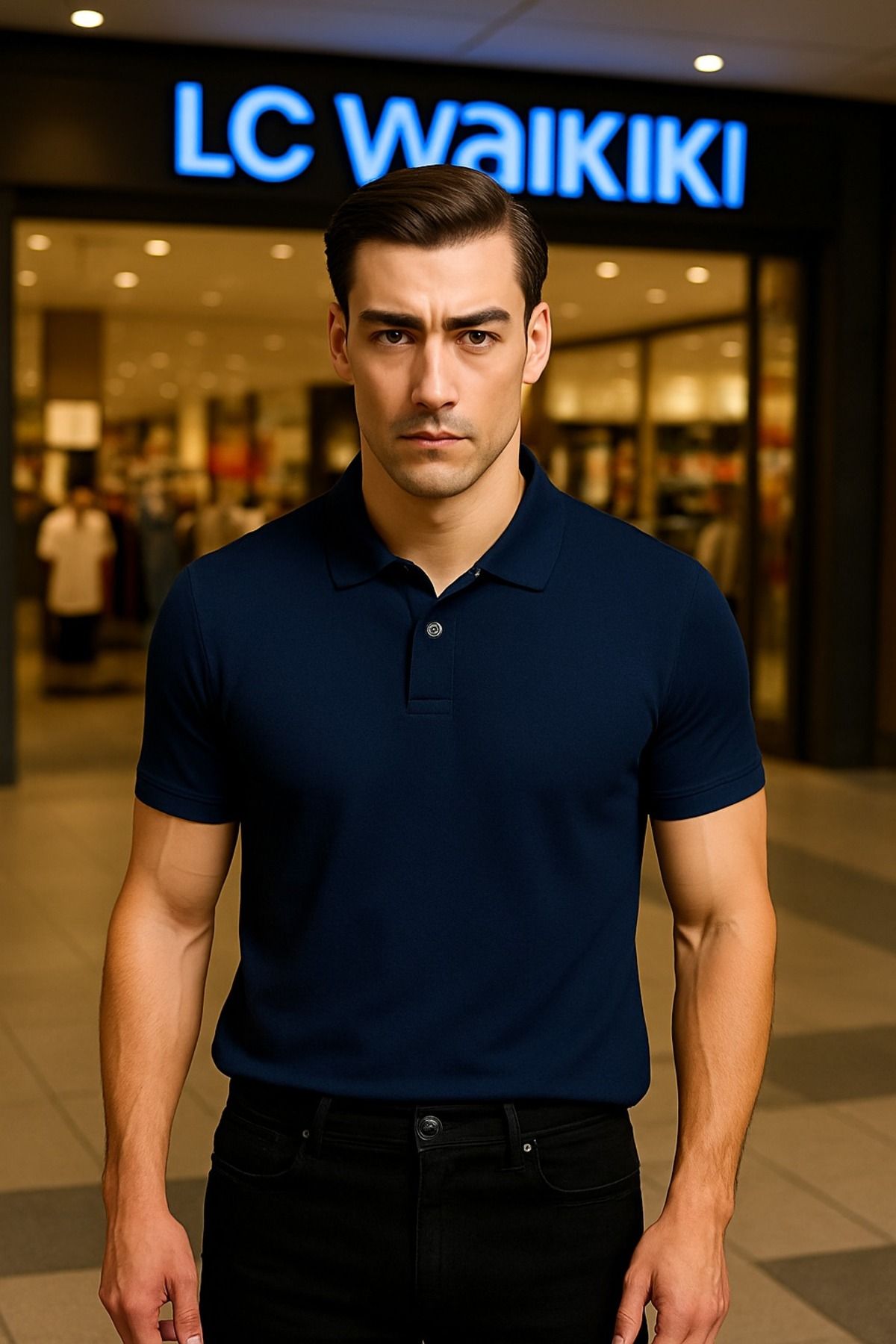 LC Waikiki Yeni Sezon Pamuklu Basic Polo Yaka Erkek T-Shirt