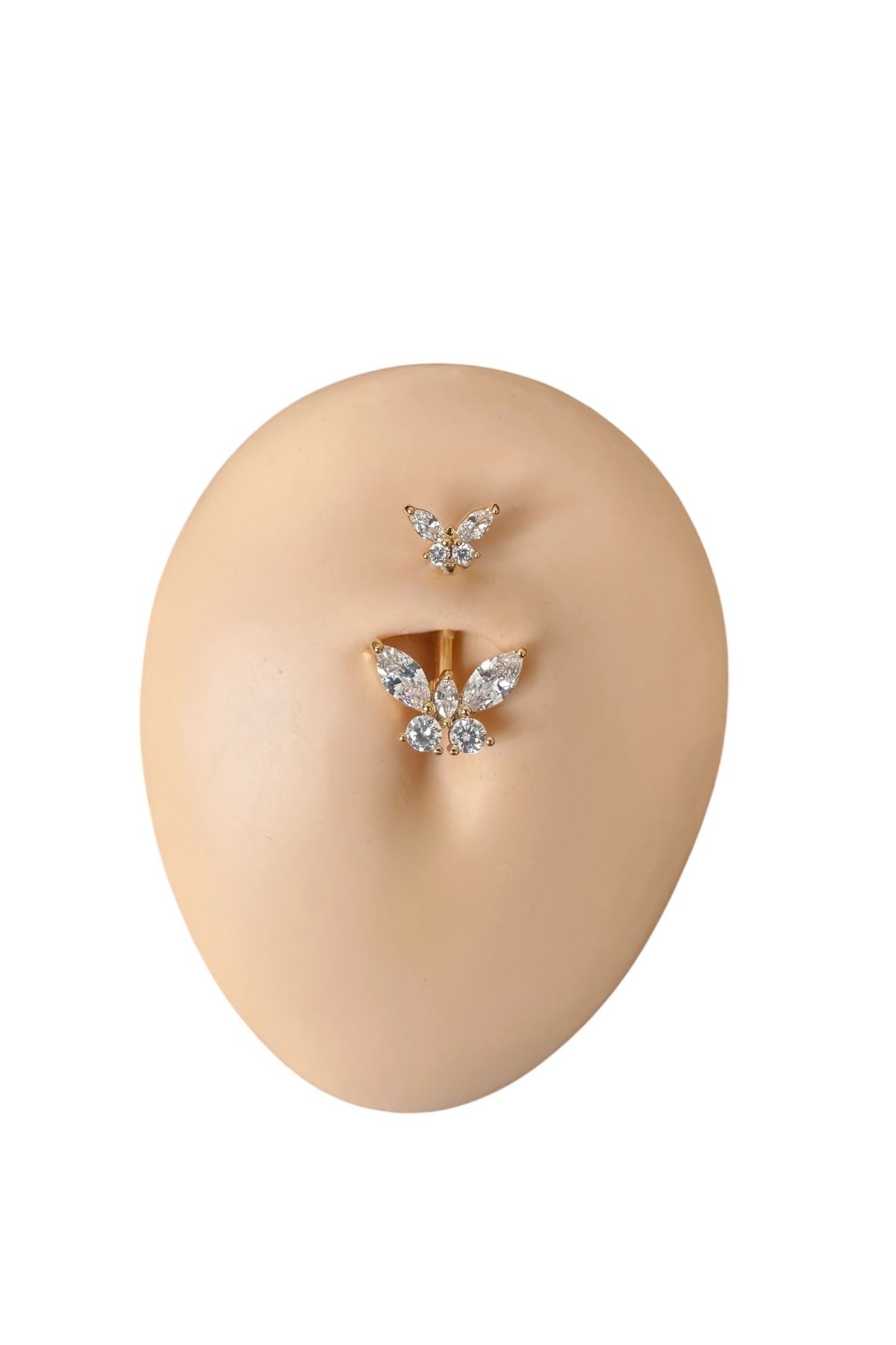 My Bellas Jewels Cerrahi Çelik Kelebek Göbek Piercingi (1 Adet)