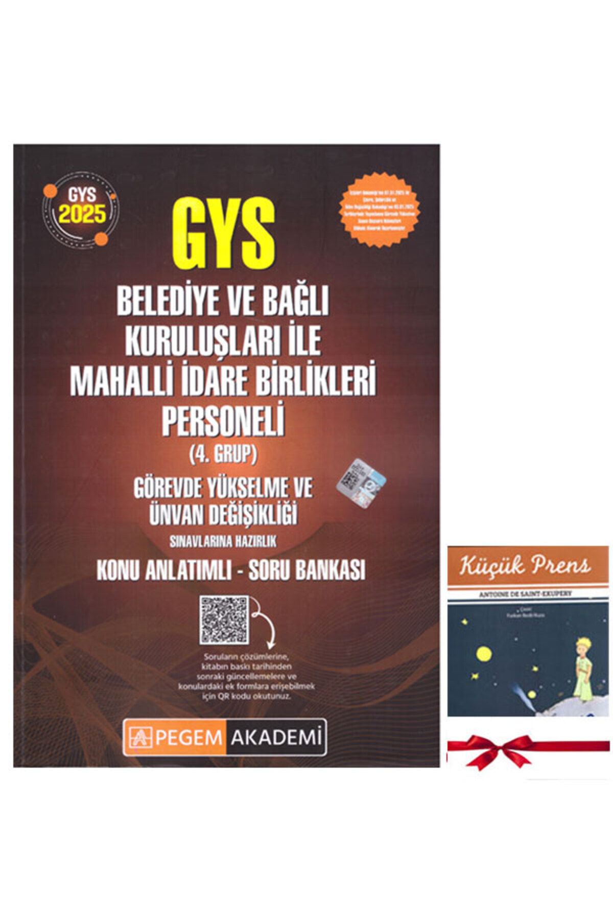 Pegem Akademi Yayıncılık 2025 GYS ÜDS 4.Grup Belediye ve Bağlı Kuruluşları ile Mahalli İdare Birlikleri Hazırlık Kitabı