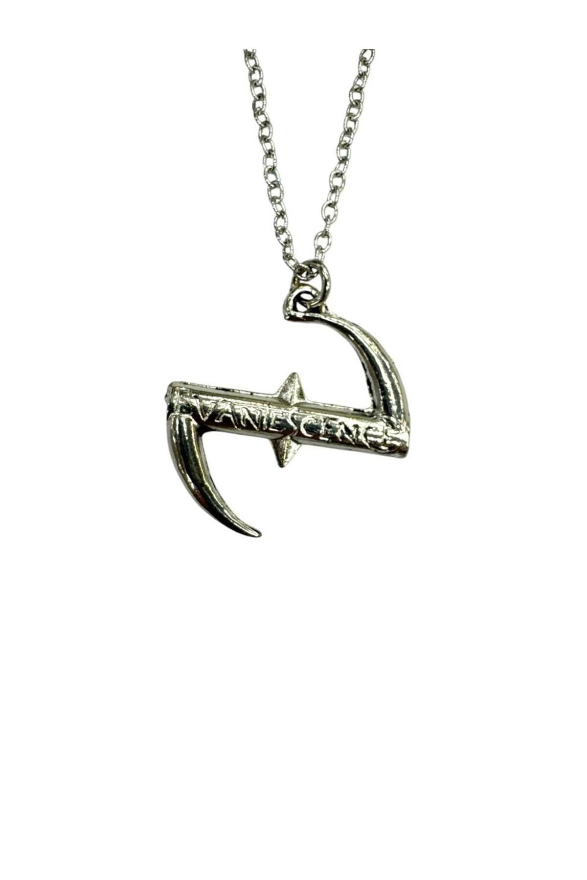 Herşey Nota Evanescence Rock Metal Grup Zincir Kolye – Unisex Aksesuar - 60 cm