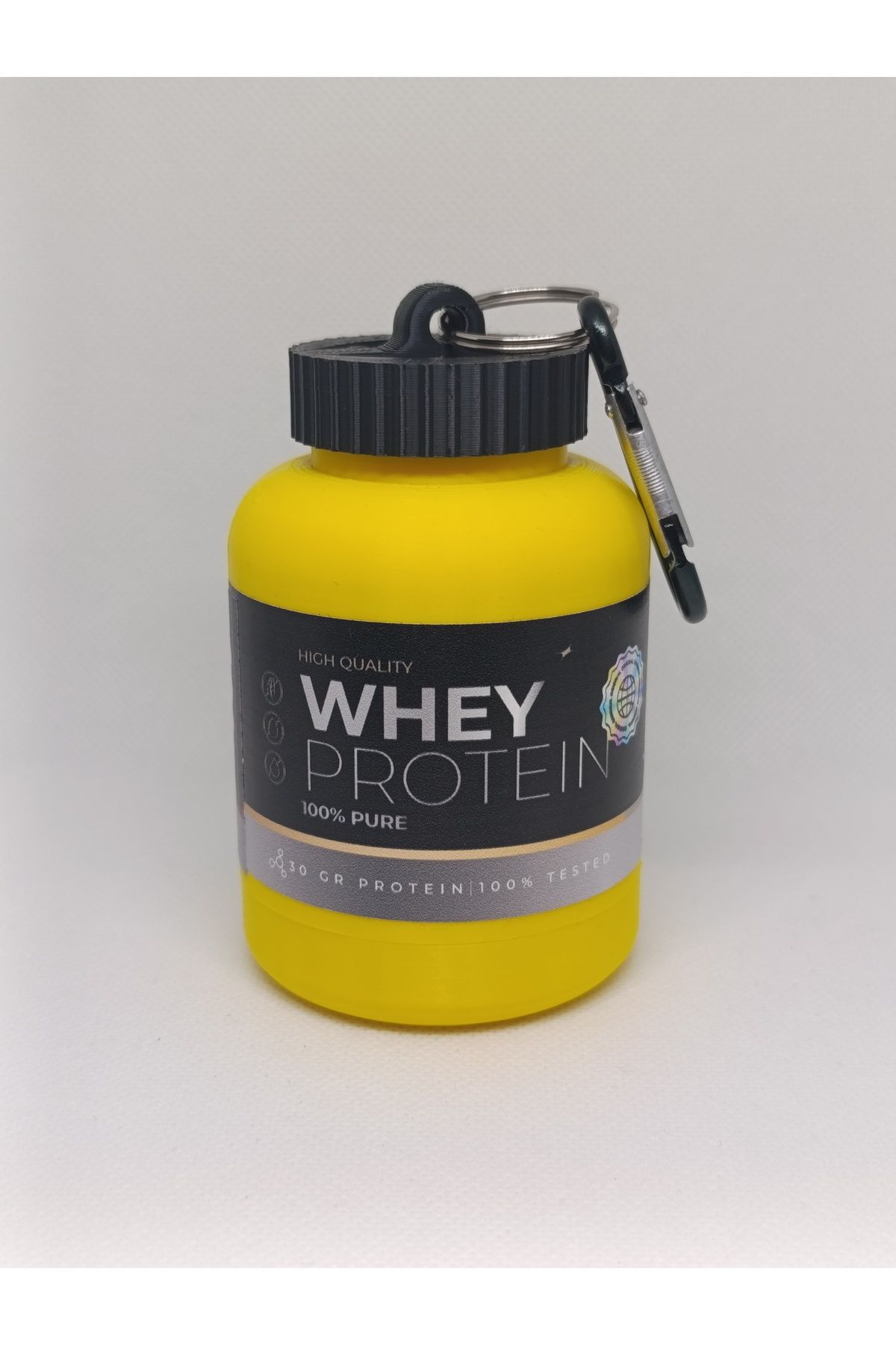 NozzleCraft Protein Toz Saklama Hunisi – 50g | Karabinalı