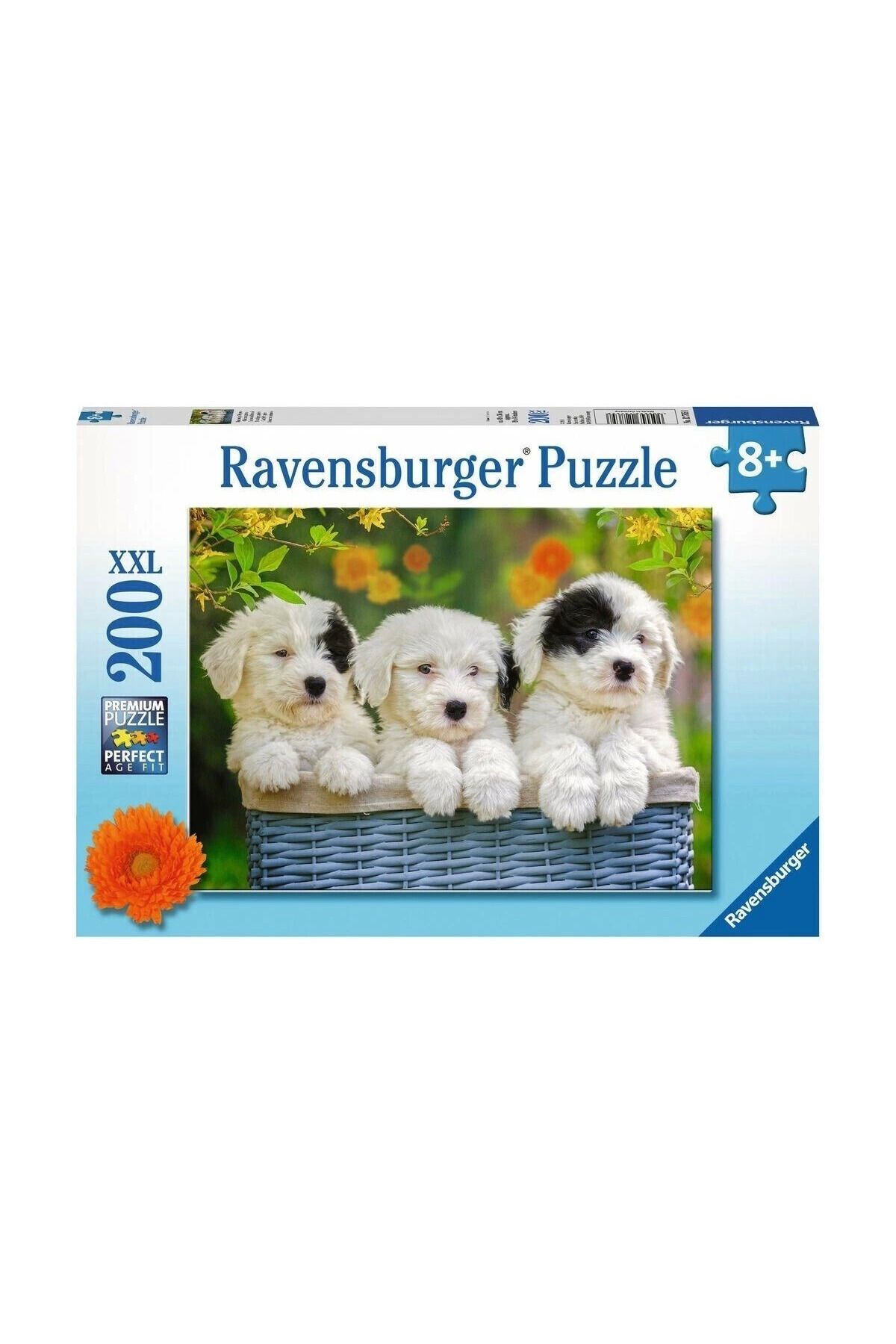 Angoravi 127658 Cuddly Puppies 200 parça XXL Ravensburger Puzzle