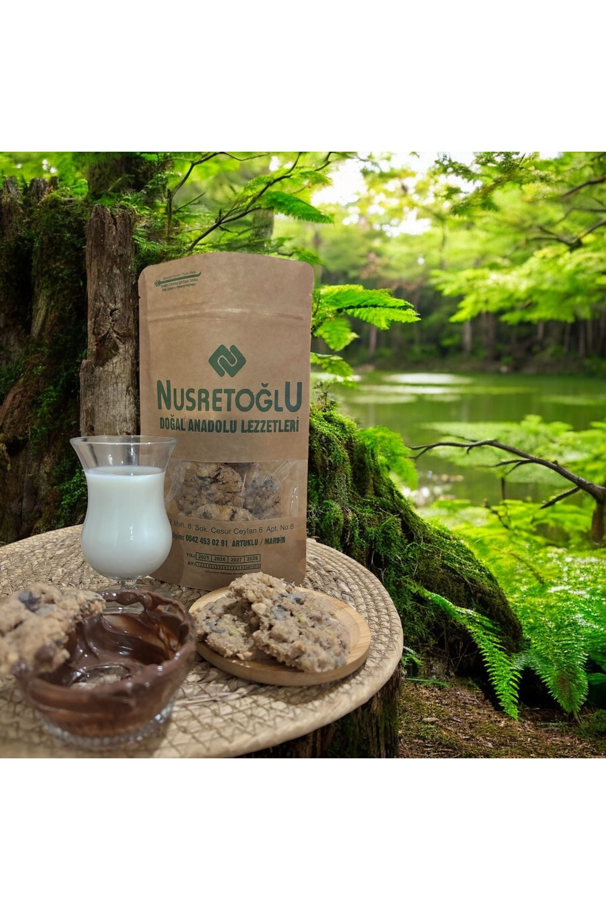 NUSRETOGLU Azeri Cooke Glutensiz Kurabiye 130g – Kalpten Gelen Tat + Mektup