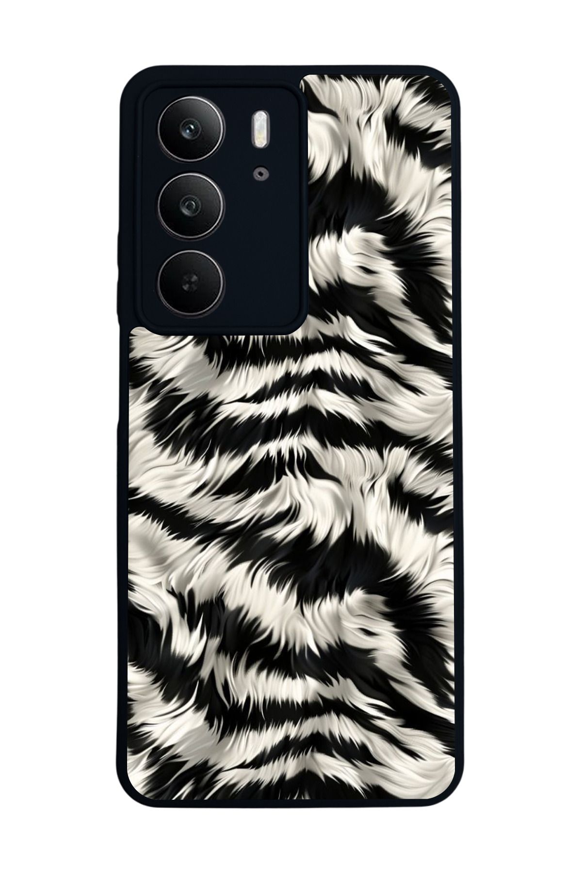 realme C75 Mat Uyumlu Siyah Kılıf – Yumuşak Silikon, Koruyucu, Şok Emici Kapak