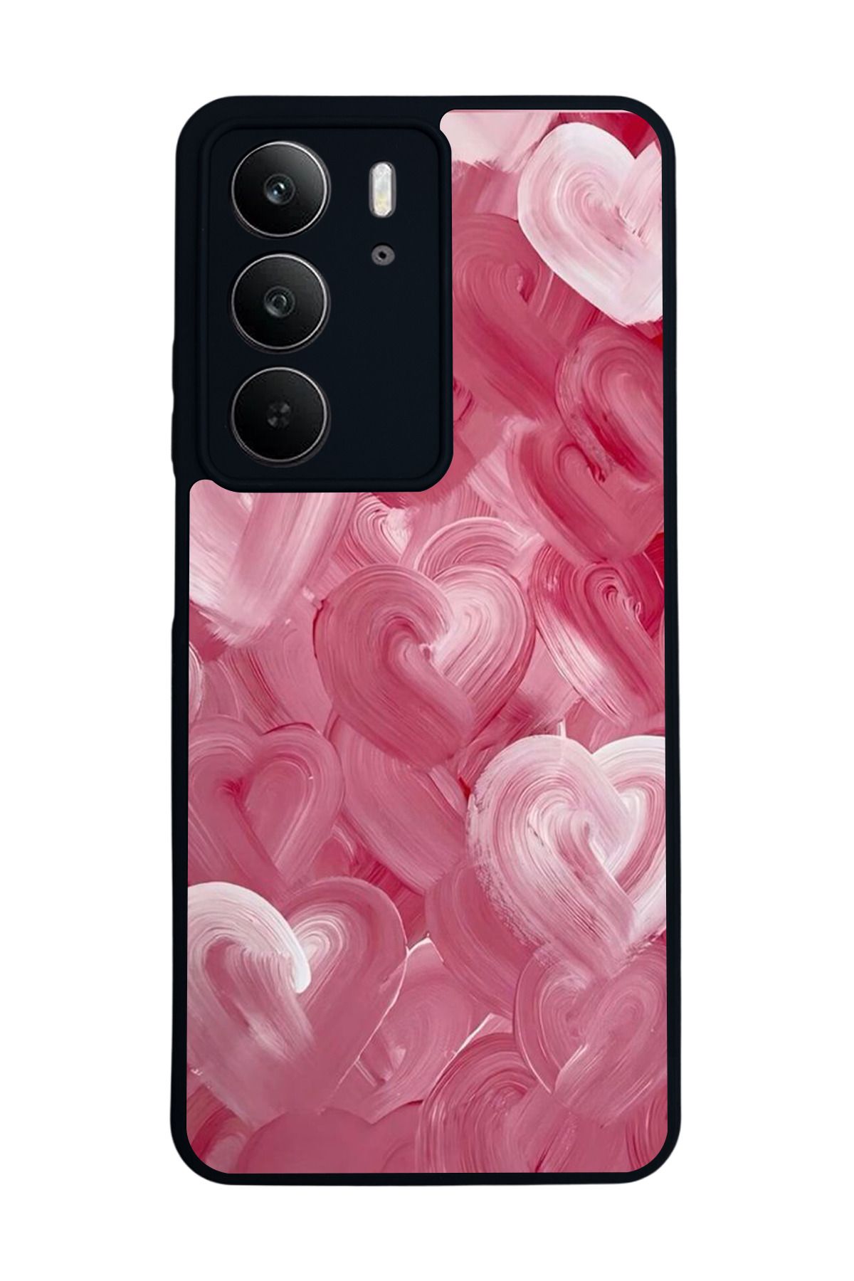 realme C75 Mat Uyumlu Siyah Kılıf – Yumuşak Silikon, Koruyucu, Şok Emici Kapak