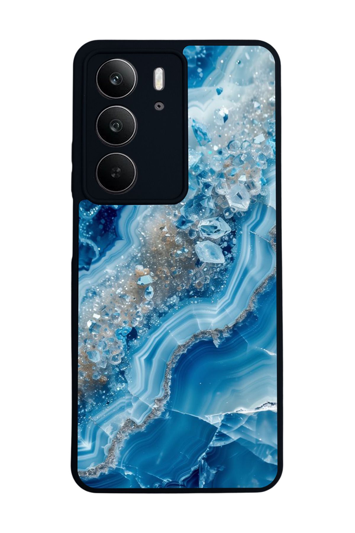 realme C75 Mat Uyumlu Siyah Kılıf – Yumuşak Silikon, Koruyucu, Şok Emici Kapak