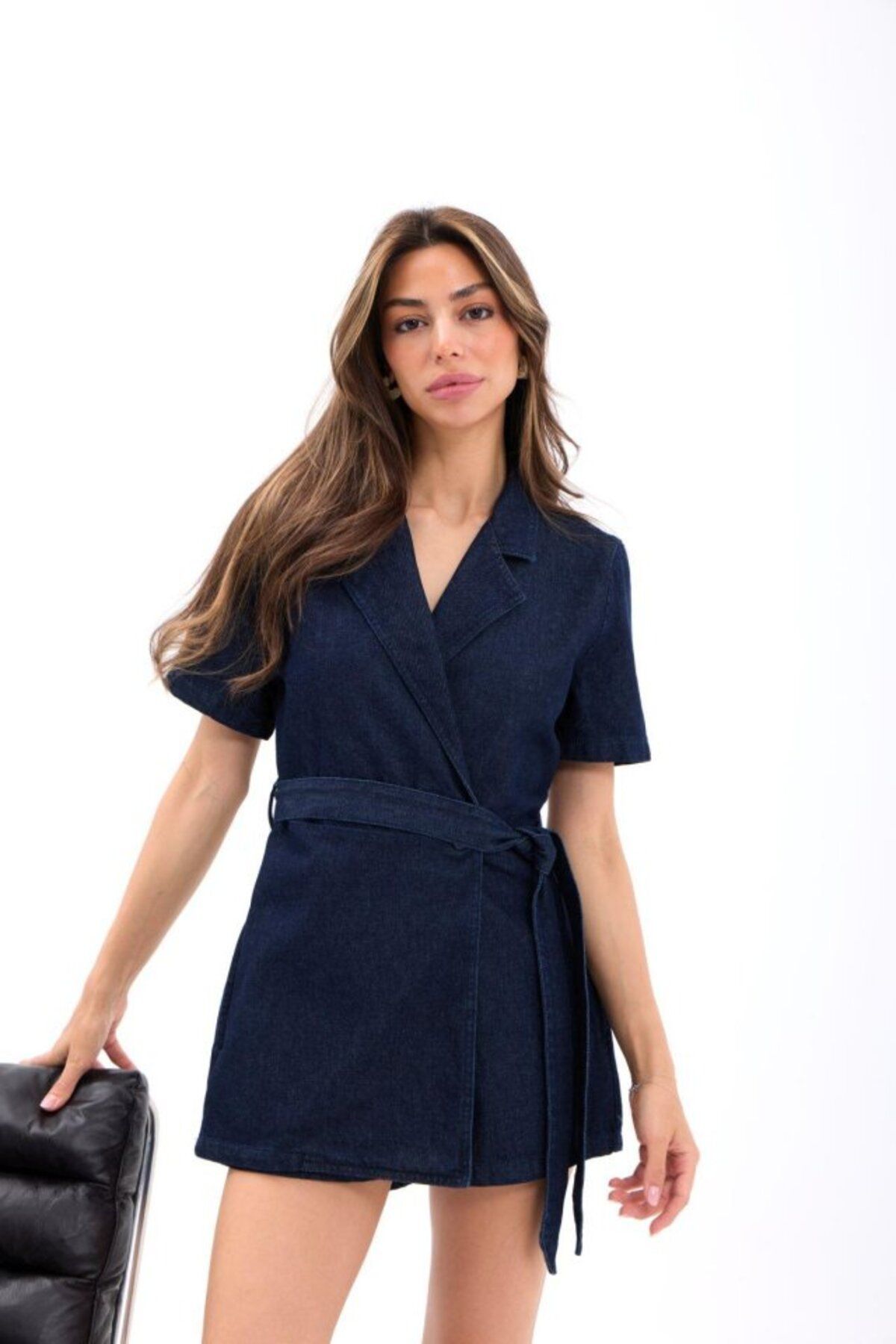 velmorafashion 7345 KOT TULUM-MAVİ