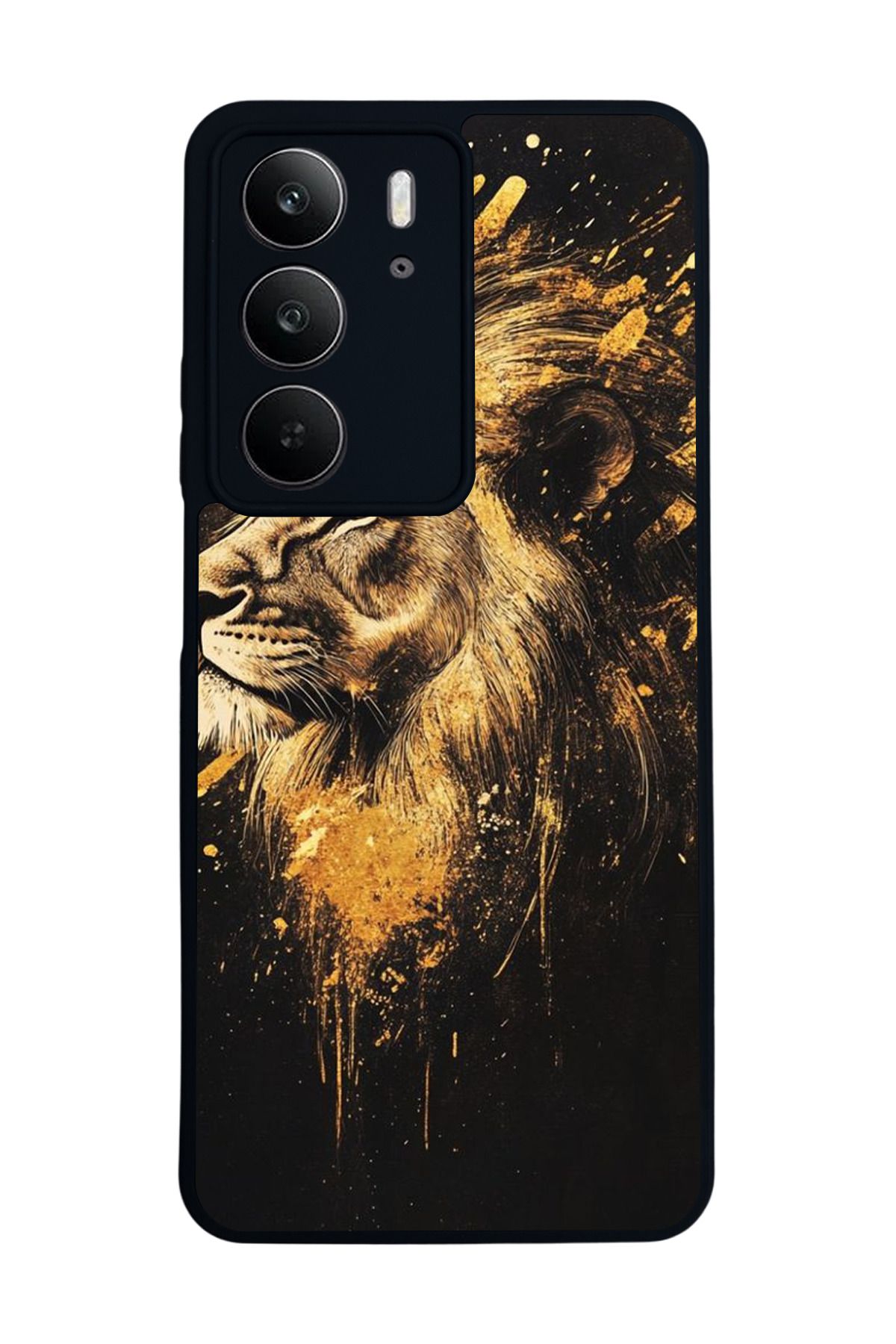 realme C75 Mat Uyumlu Siyah Kılıf – Yumuşak Silikon, Koruyucu, Şok Emici Kapak