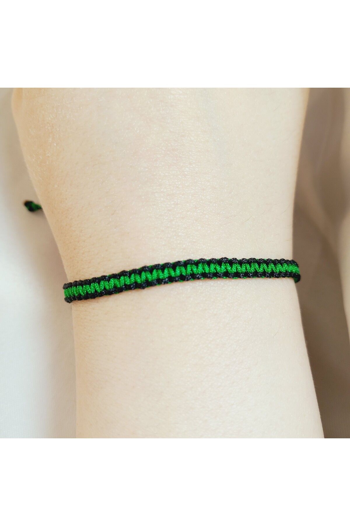Crystal Atelier Denizlispor Taraftar Makrome Örgü Bilekliği-Taraftar Bileklik-Unisex Bileklik-Denizlispor Bileklik