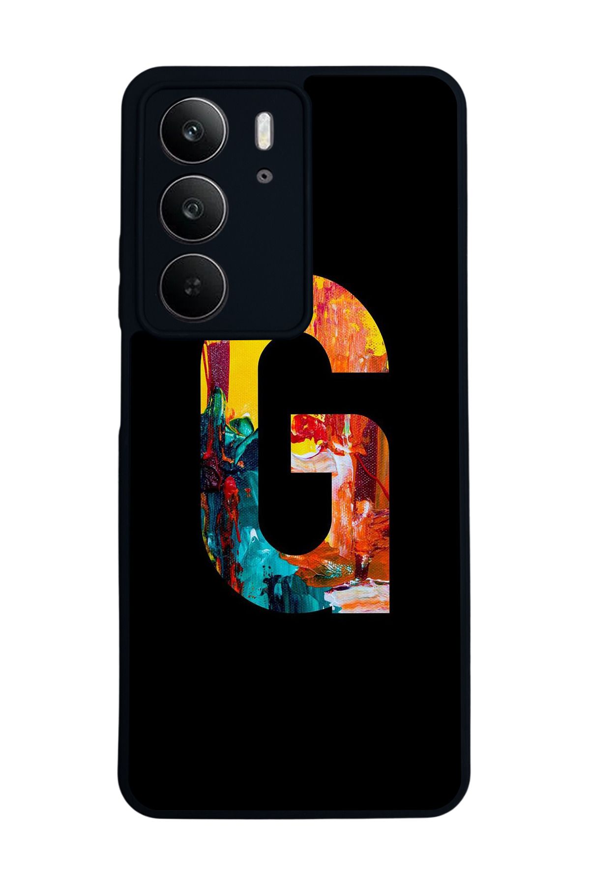 realme C75 Mat Uyumlu Siyah Kılıf – Yumuşak Silikon, Koruyucu, Şok Emici Kapak