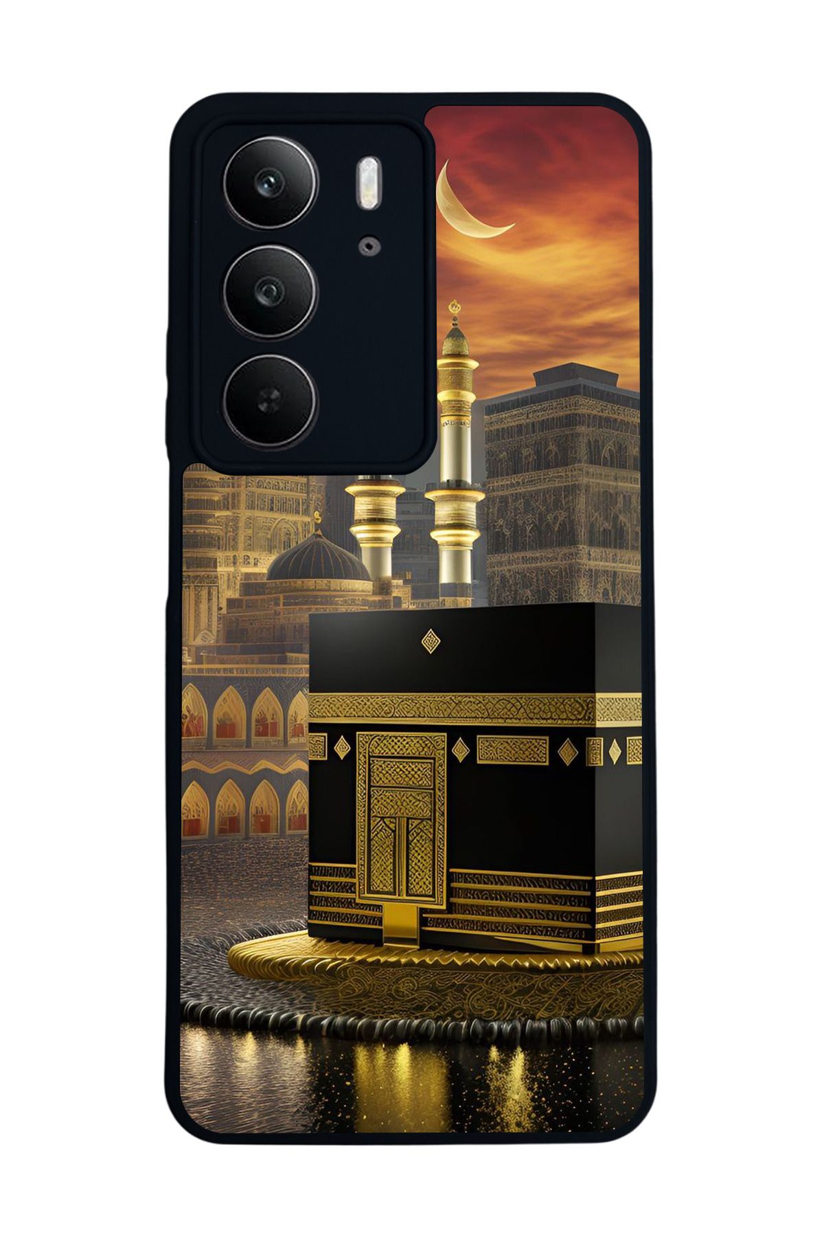 realme C75 Mat Uyumlu Siyah Kılıf – Yumuşak Silikon, Koruyucu, Şok Emici Kapak