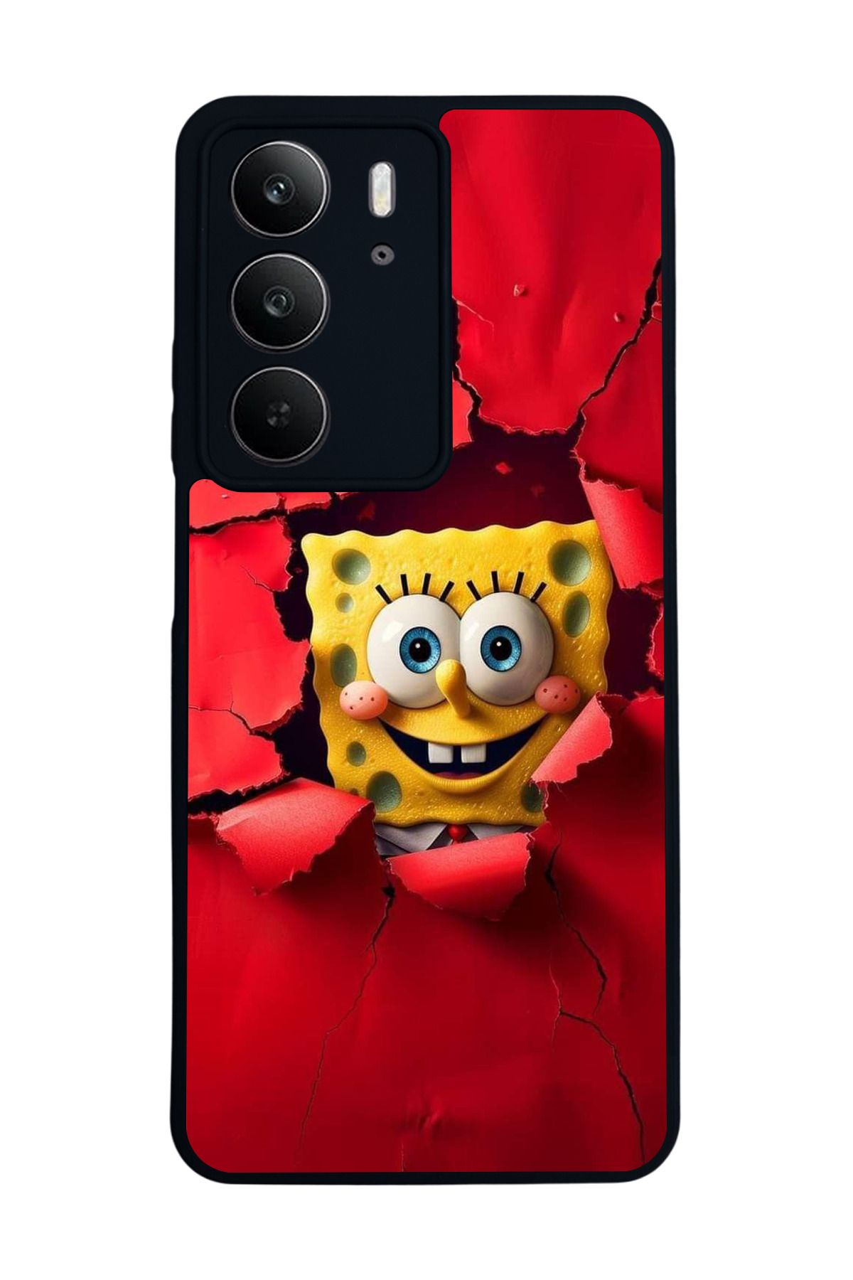 realme C75 Mat Uyumlu Siyah Kılıf – Yumuşak Silikon, Koruyucu, Şok Emici Kapak