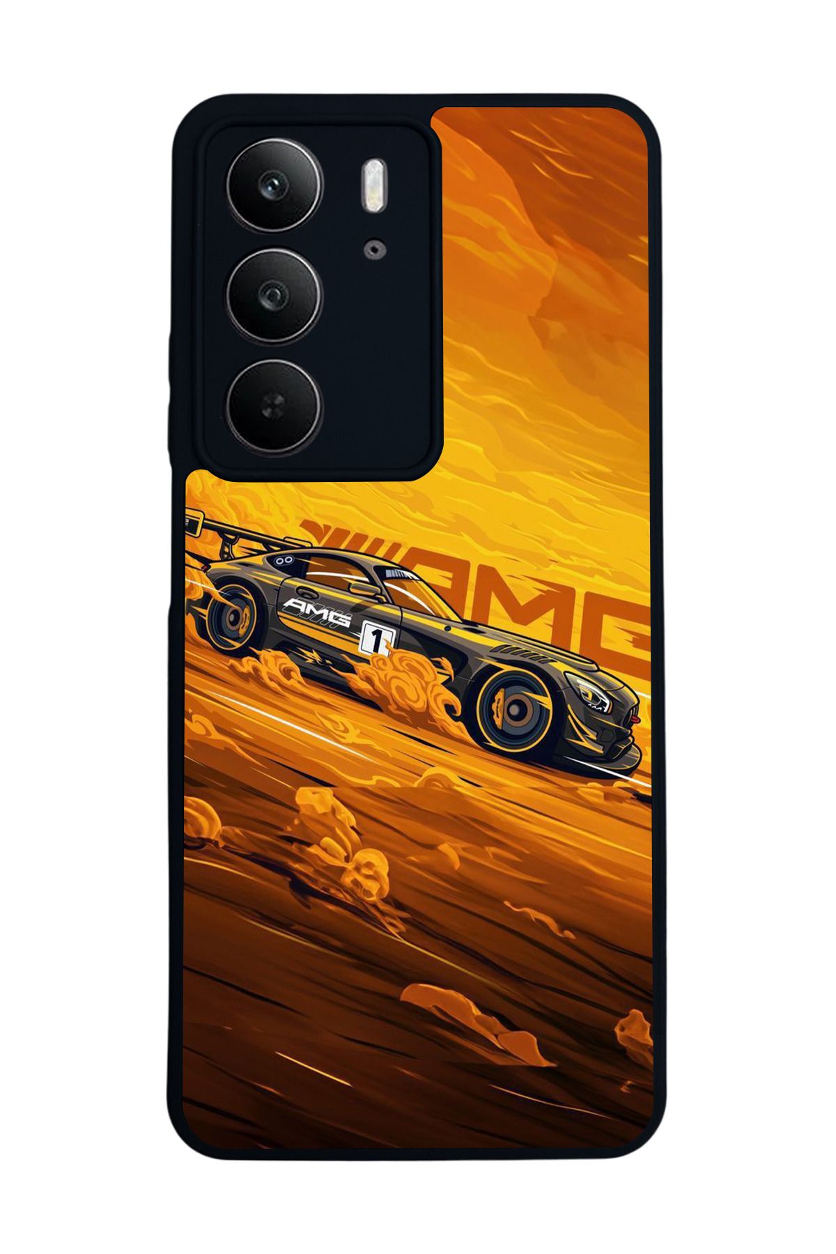 realme C75 Mat Uyumlu Siyah Kılıf – Yumuşak Silikon, Koruyucu, Şok Emici Kapak