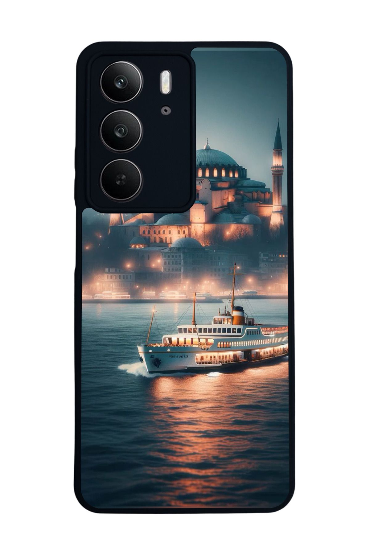 realme C75 Mat Uyumlu Siyah Kılıf – Yumuşak Silikon, Koruyucu, Şok Emici Kapak