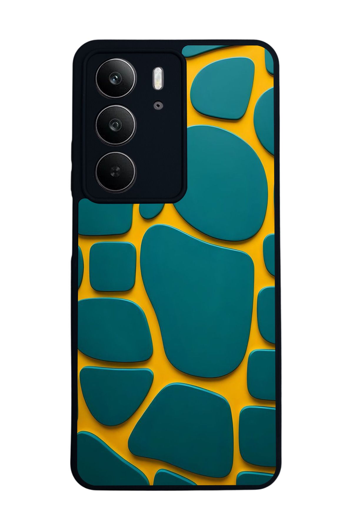 realme C75 Mat Uyumlu Siyah Kılıf – Yumuşak Silikon, Koruyucu, Şok Emici Kapak