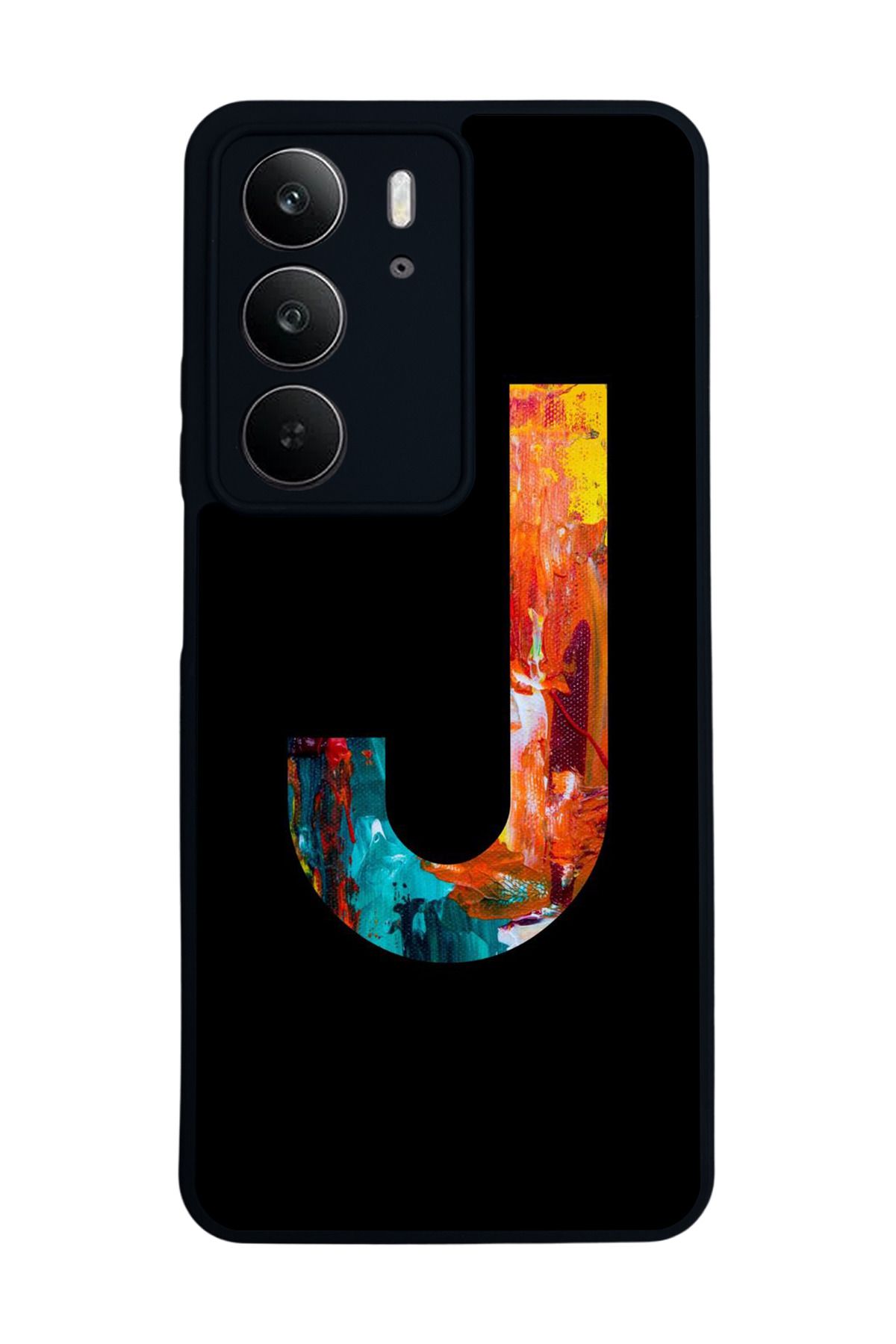 realme C75 Mat Uyumlu Siyah Kılıf – Yumuşak Silikon, Koruyucu, Şok Emici Kapak