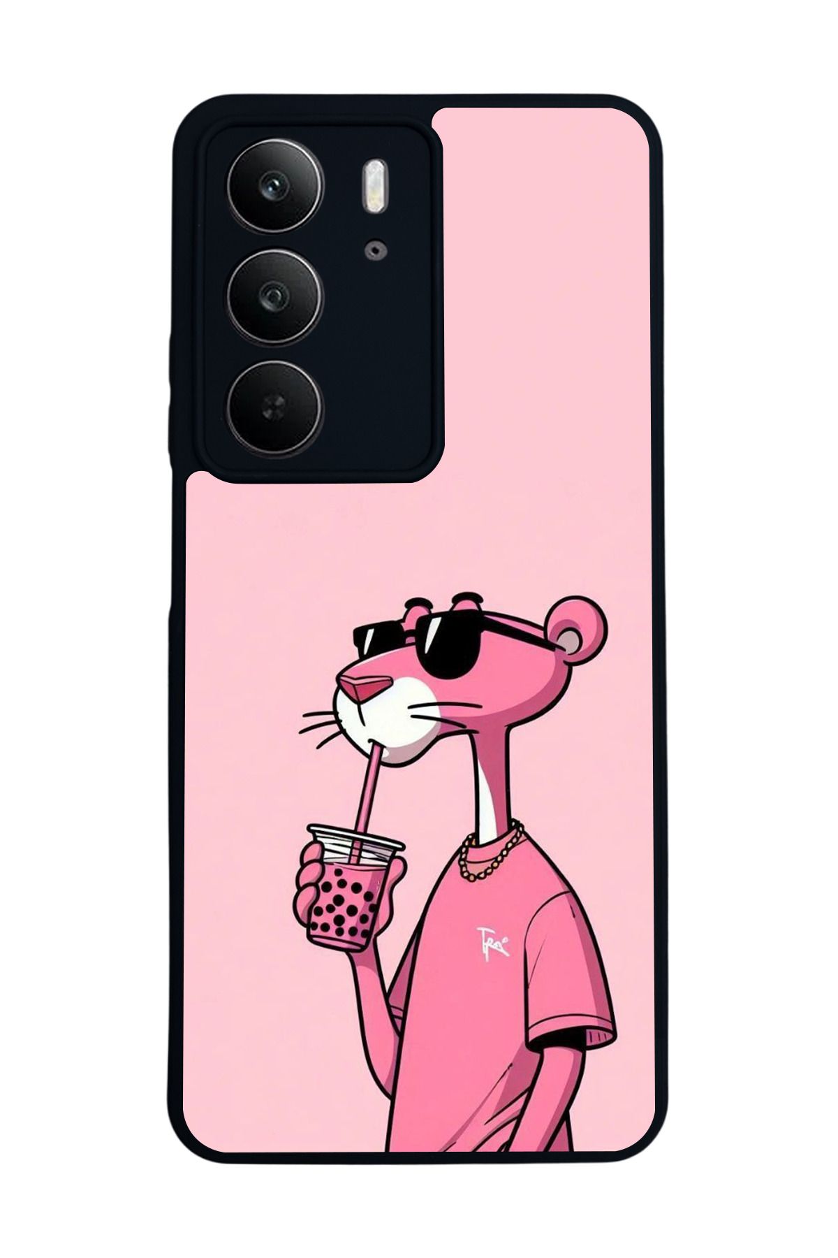 realme C75 Mat Uyumlu Siyah Kılıf – Yumuşak Silikon, Koruyucu, Şok Emici Kapak