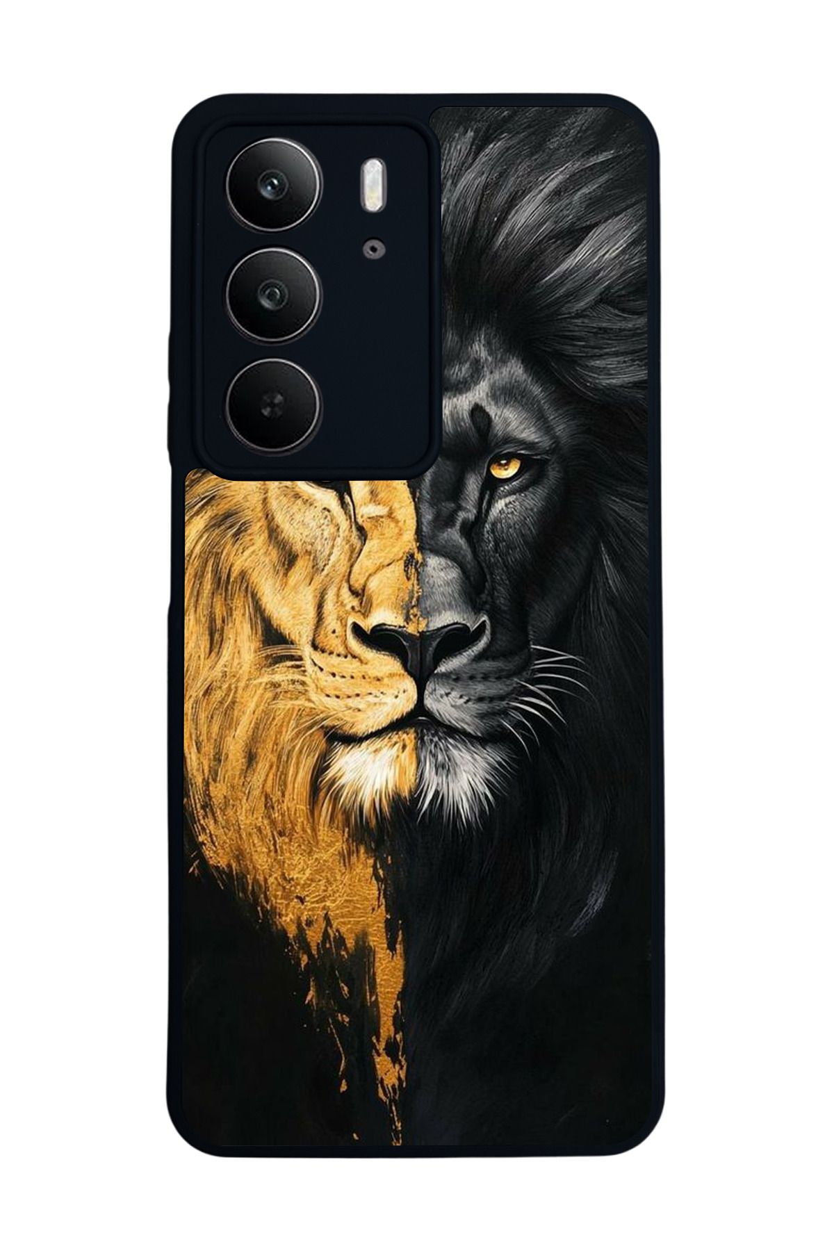 realme C75 Mat Uyumlu Siyah Kılıf – Yumuşak Silikon, Koruyucu, Şok Emici Kapak