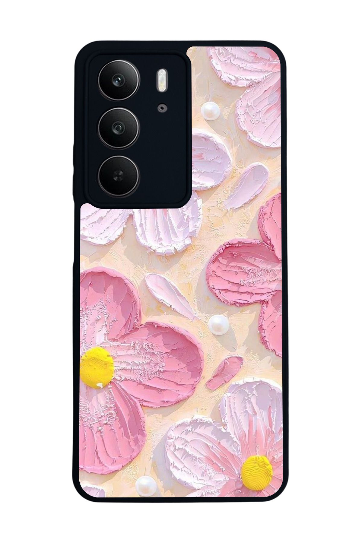 realme C75 Mat Uyumlu Siyah Kılıf – Yumuşak Silikon, Koruyucu, Şok Emici Kapak
