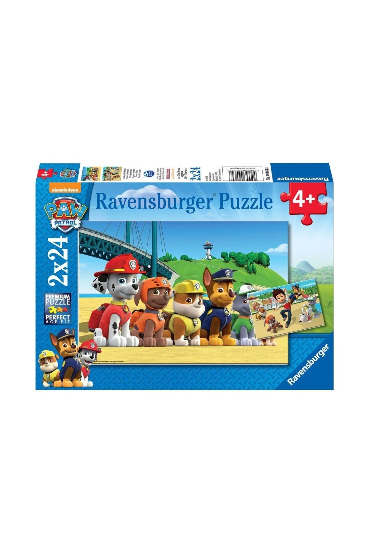 RAVENSBURGER 90648 Paw Patrol 2x24 Parça Ravensburger Puzzle