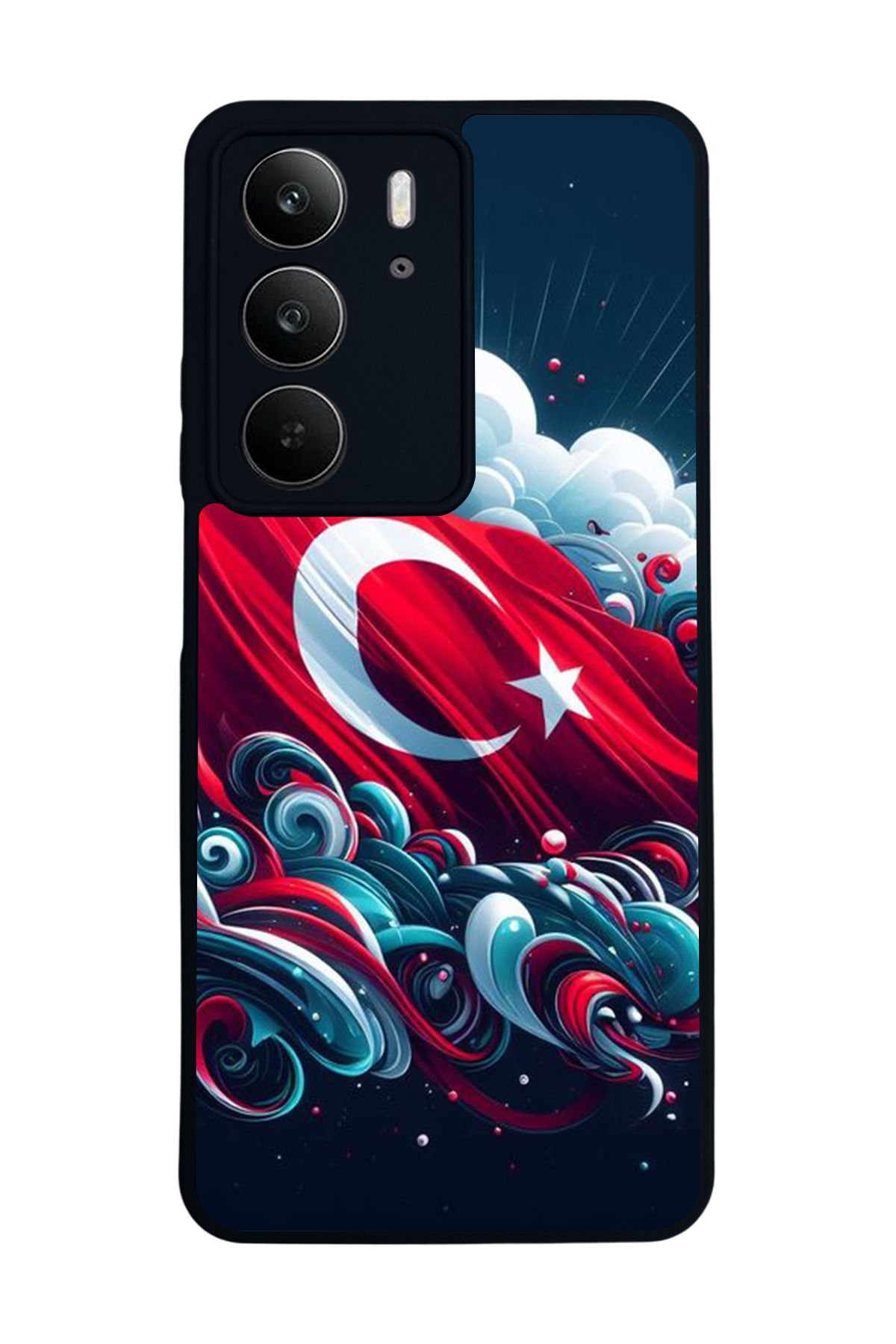 realme C75 Mat Uyumlu Siyah Kılıf – Yumuşak Silikon, Koruyucu, Şok Emici Kapak