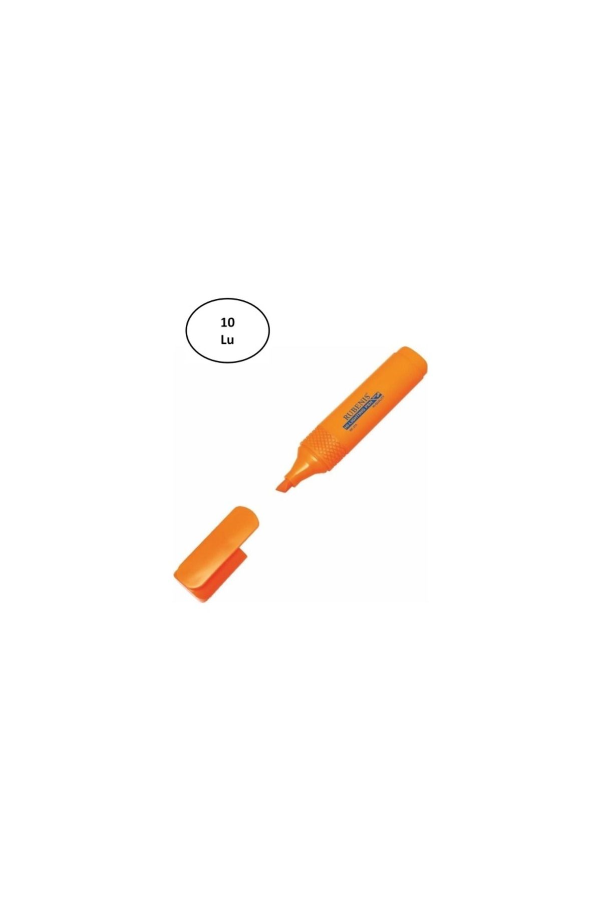 Rubenis FOSFORLU KALEM TURUNCU 10 LU PAKET RF-315/T
